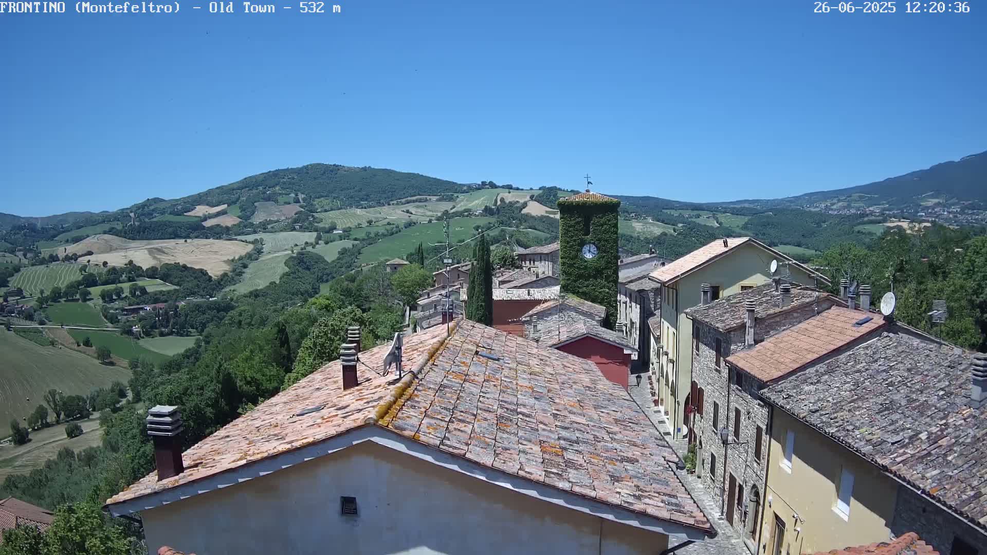 Frontino, Old Town Live Cam - Pesaro & Urbino, Marche, Italy