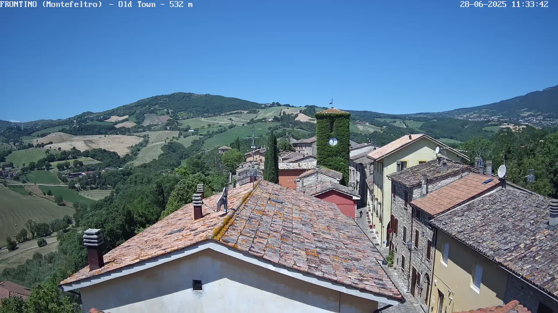 Frontino, Old Town Live Cam - Pesaro & Urbino, Marche, Italy