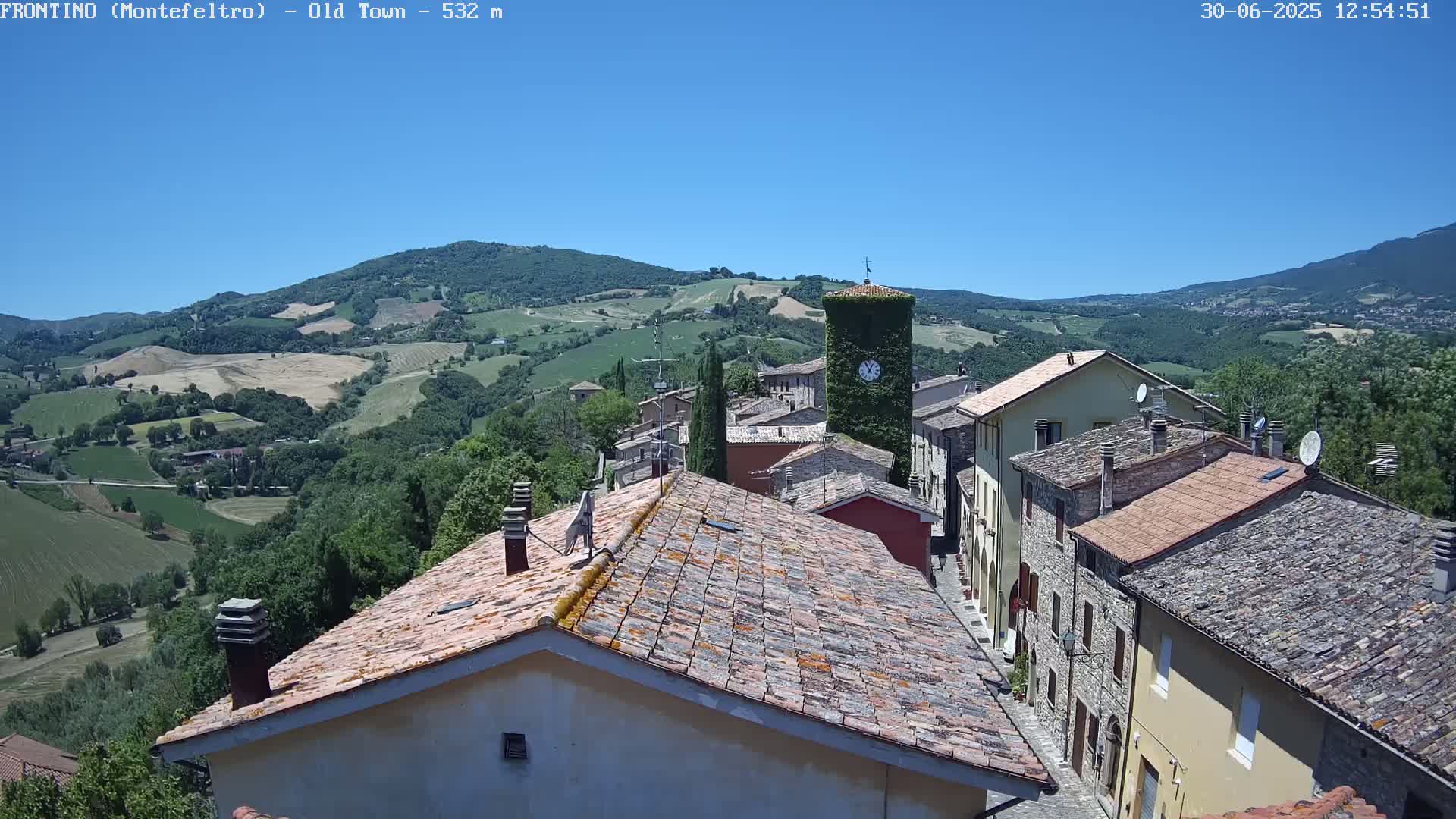 Frontino, Old Town Live Cam - Pesaro & Urbino, Marche, Italy