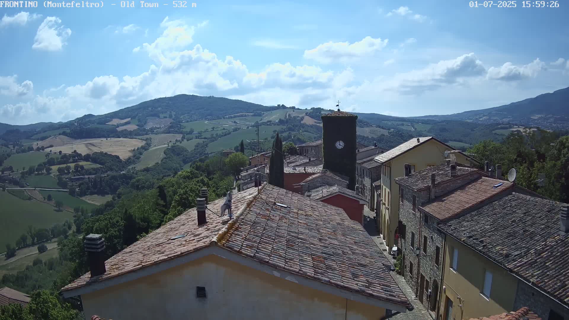 Frontino, Old Town Live Cam - Pesaro & Urbino, Marche, Italy