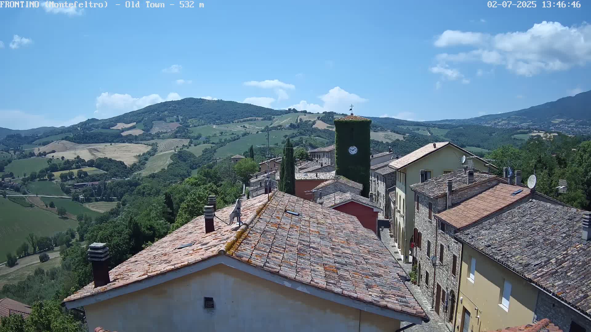 Frontino, Old Town Live Cam - Pesaro & Urbino, Marche, Italy