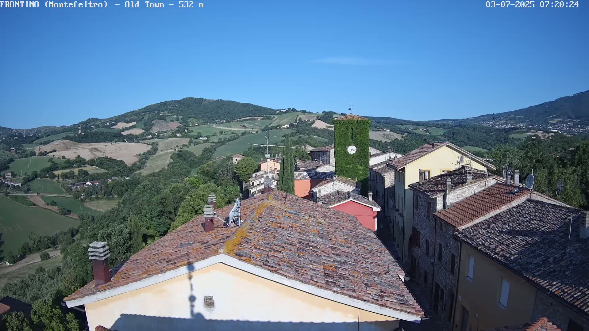 Frontino, Old Town Live Cam - Pesaro & Urbino, Marche, Italy