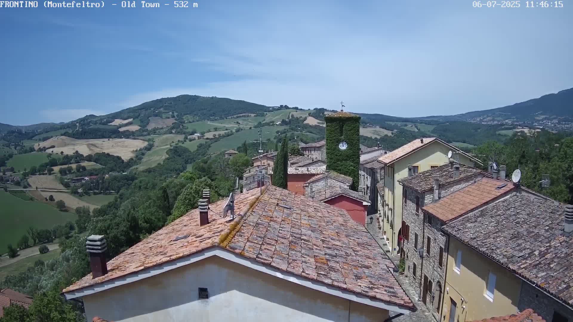 Frontino, Old Town Live Cam - Pesaro & Urbino, Marche, Italy