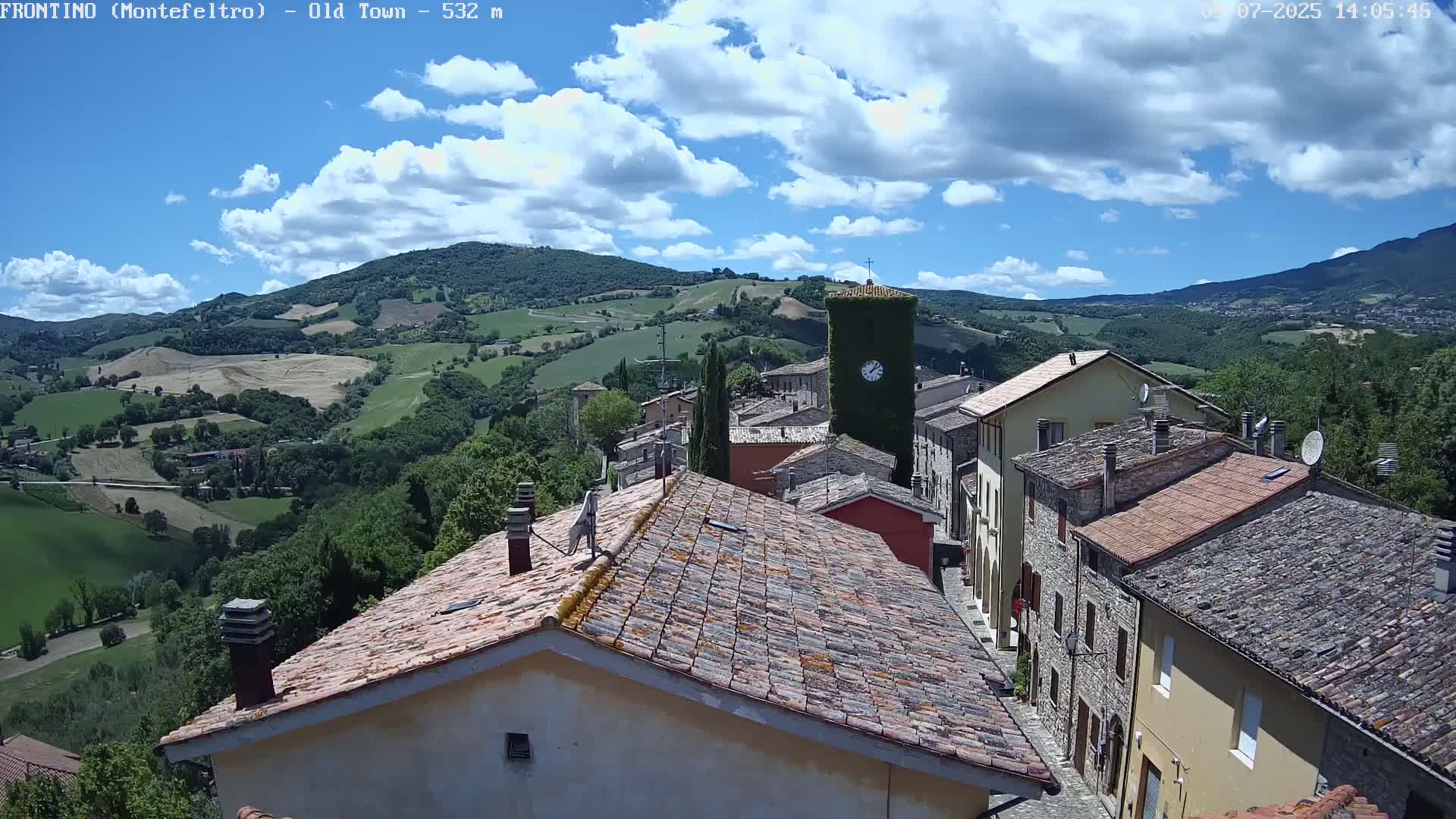 Frontino, Old Town Live Cam - Pesaro & Urbino, Marche, Italy