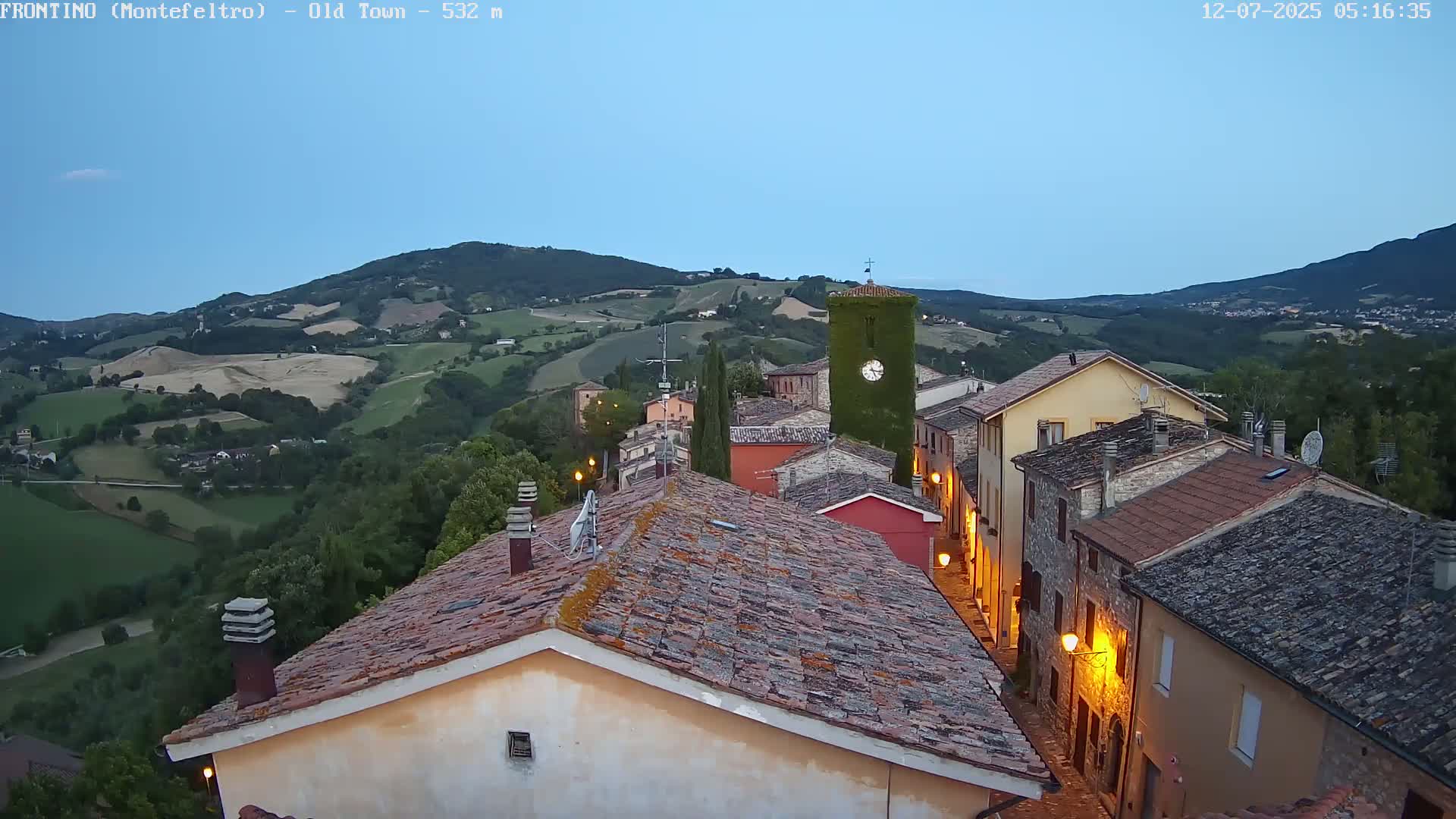 Frontino, Old Town Live Cam - Pesaro & Urbino, Marche, Italy
