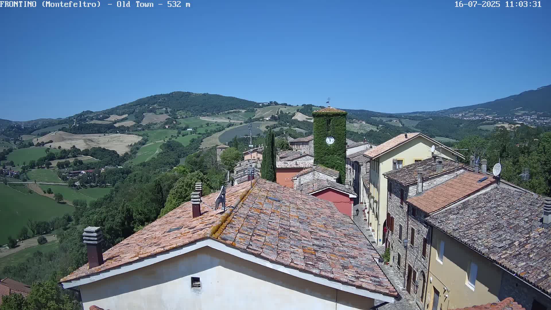 Frontino, Old Town Live Cam - Pesaro & Urbino, Marche, Italy