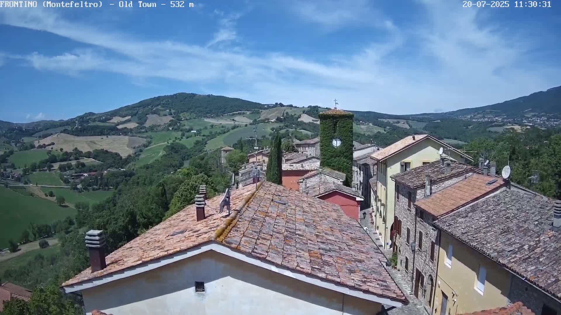 Frontino, Old Town Live Cam - Pesaro & Urbino, Marche, Italy
