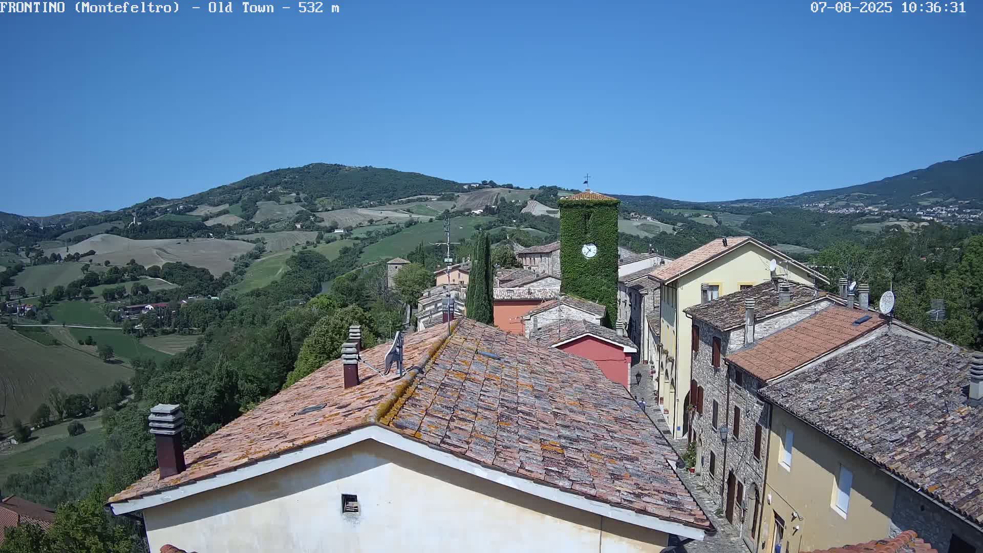 Frontino, Old Town Live Cam - Pesaro & Urbino, Marche, Italy