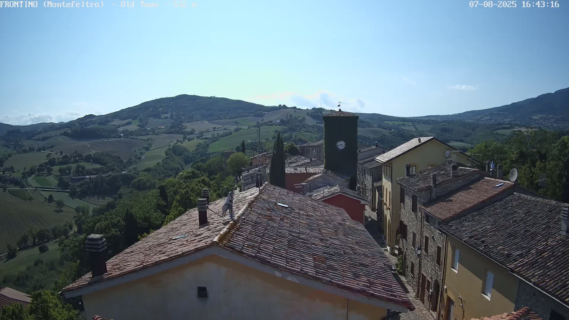 Frontino, Old Town Live Cam - Pesaro & Urbino, Marche, Italy