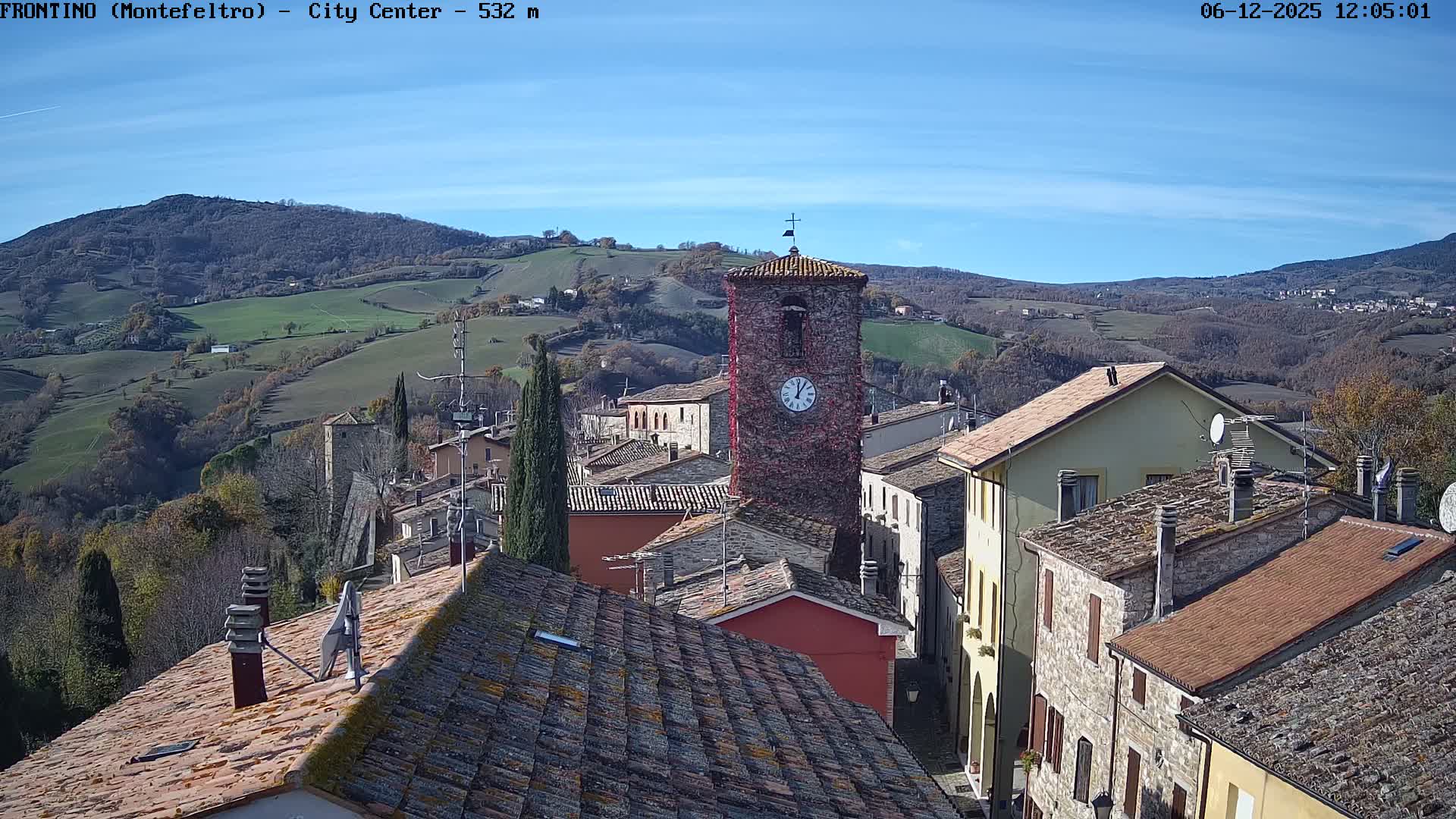 Frontino, Old Town Live Cam - Pesaro & Urbino, Marche, Italy