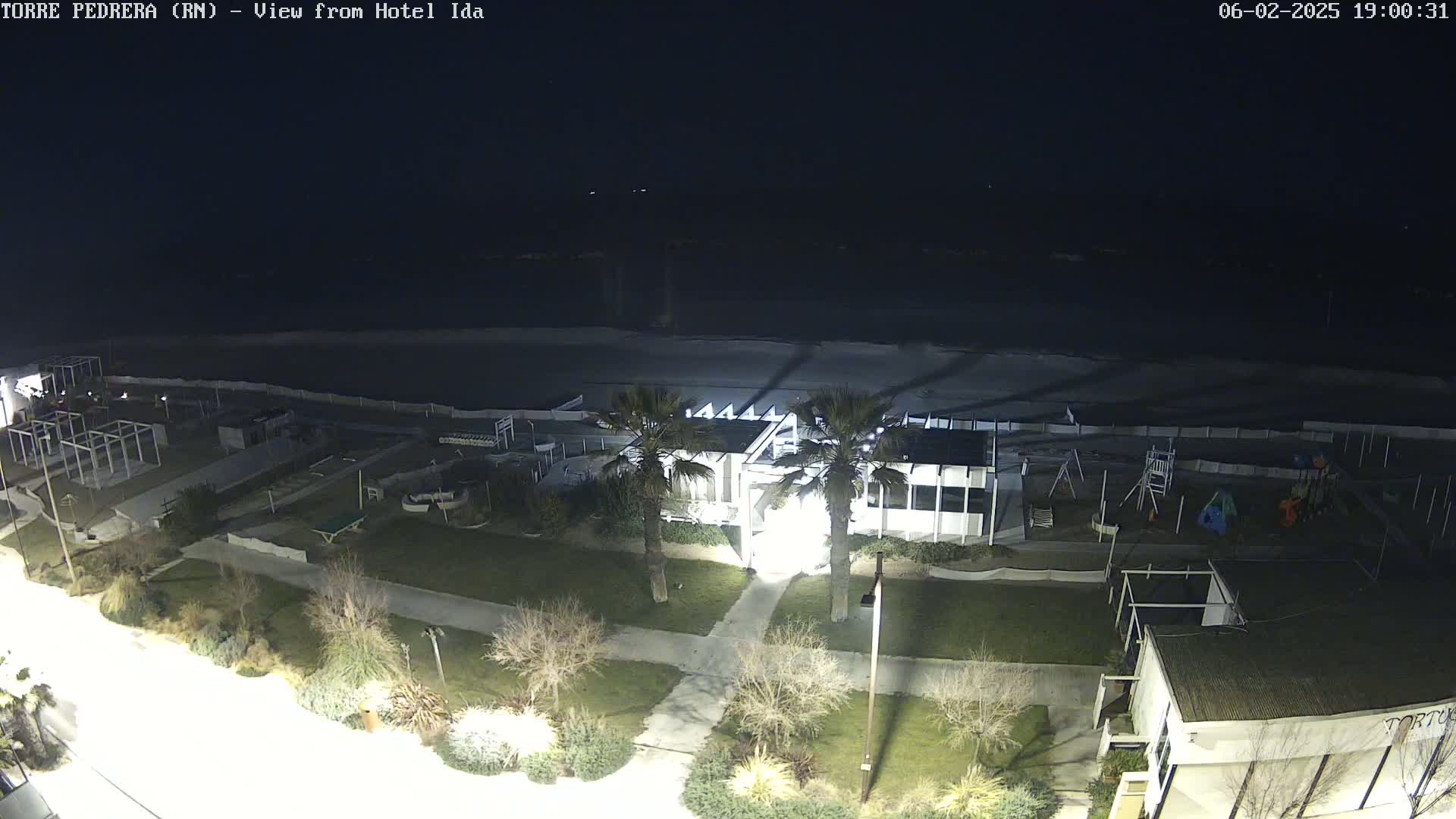 Rimini, Torre Pedrera Beach Live Cam - Emilia-Romagna, Italy