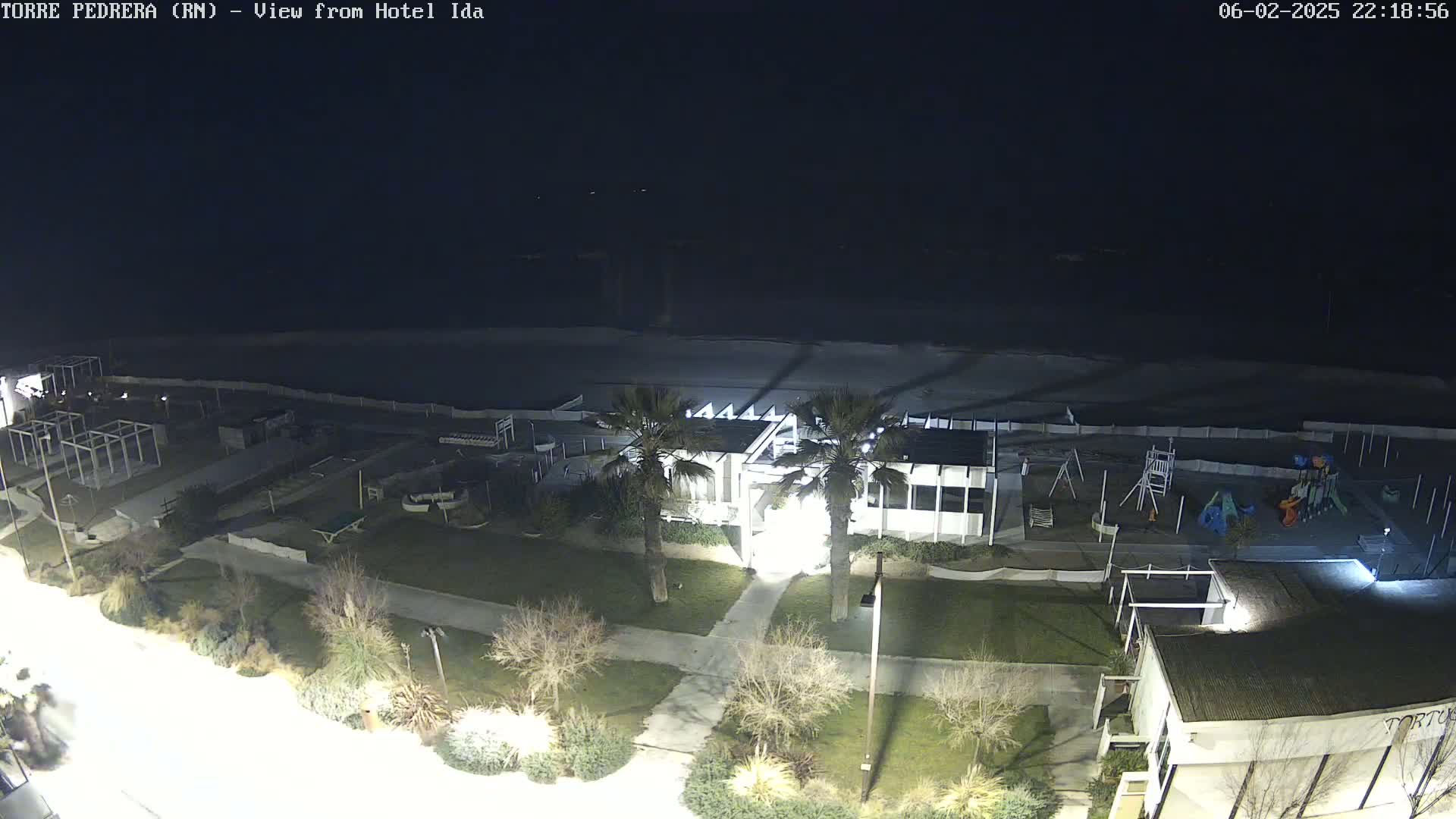 Rimini, Torre Pedrera Beach Live Cam - Emilia-Romagna, Italy
