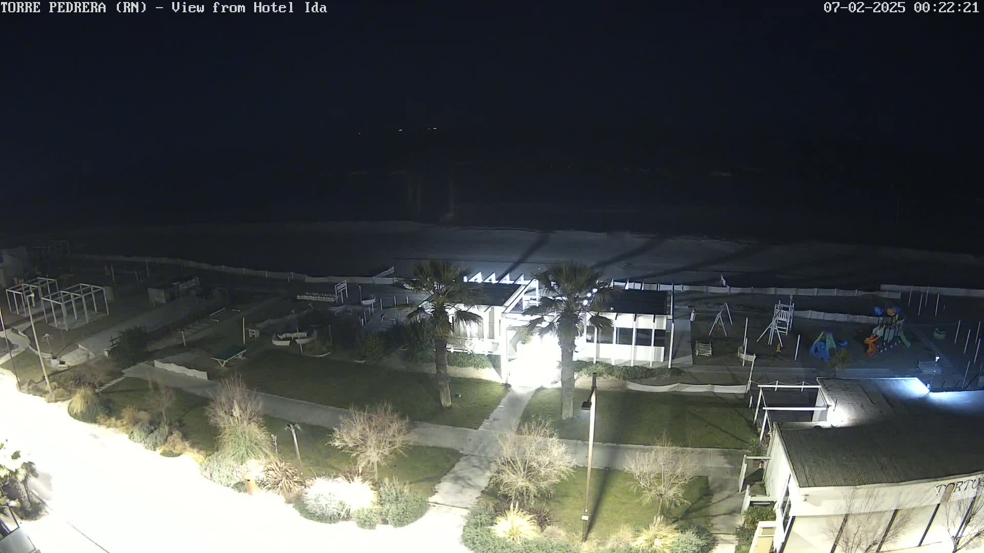 Rimini, Torre Pedrera Beach Live Cam - Emilia-Romagna, Italy