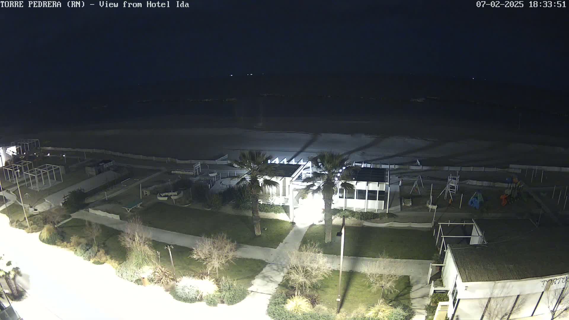 Rimini, Torre Pedrera Beach Live Cam - Emilia-Romagna, Italy