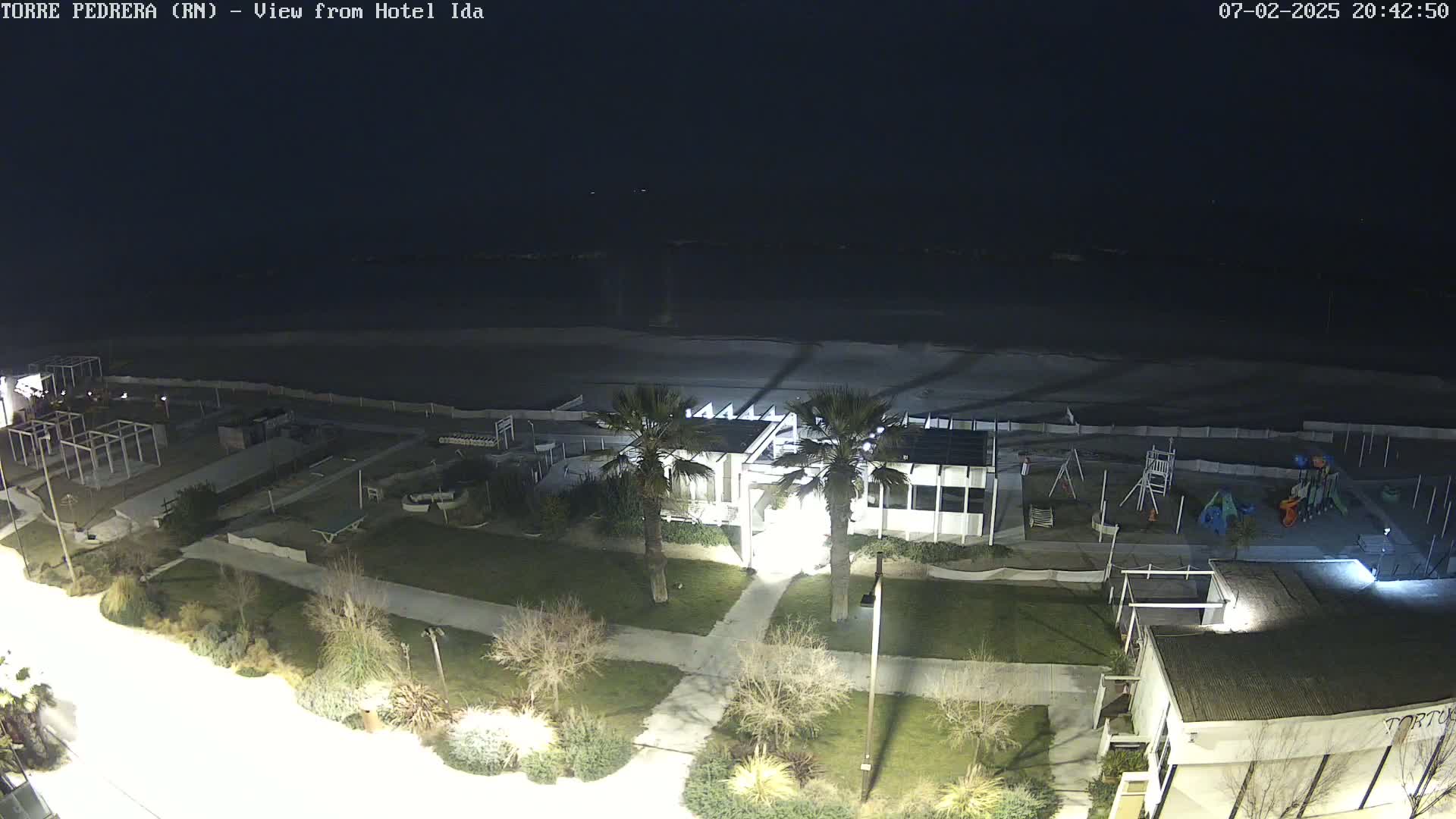 Rimini, Torre Pedrera Beach Live Cam - Emilia-Romagna, Italy