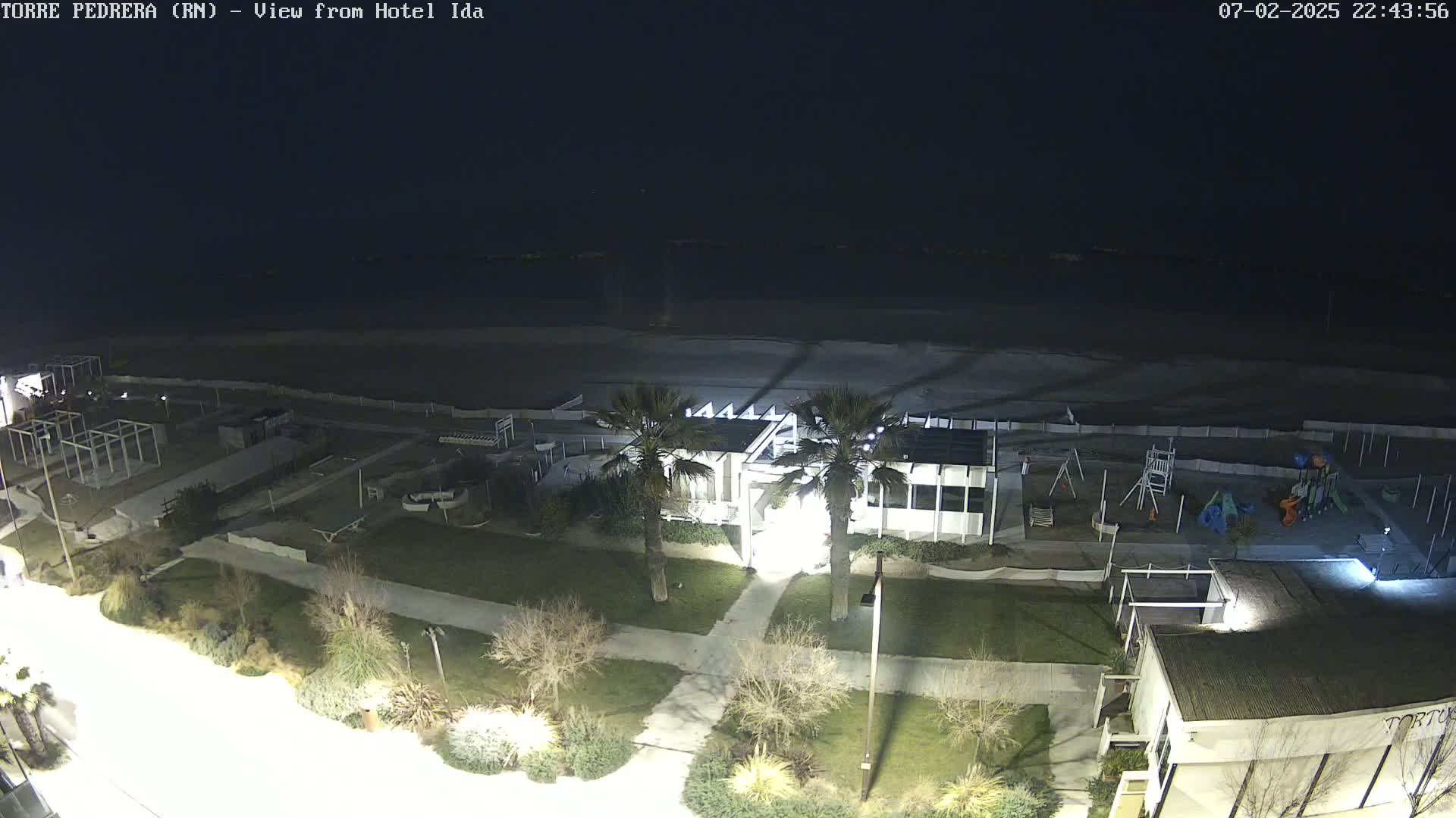 Rimini, Torre Pedrera Beach Live Cam - Emilia-Romagna, Italy