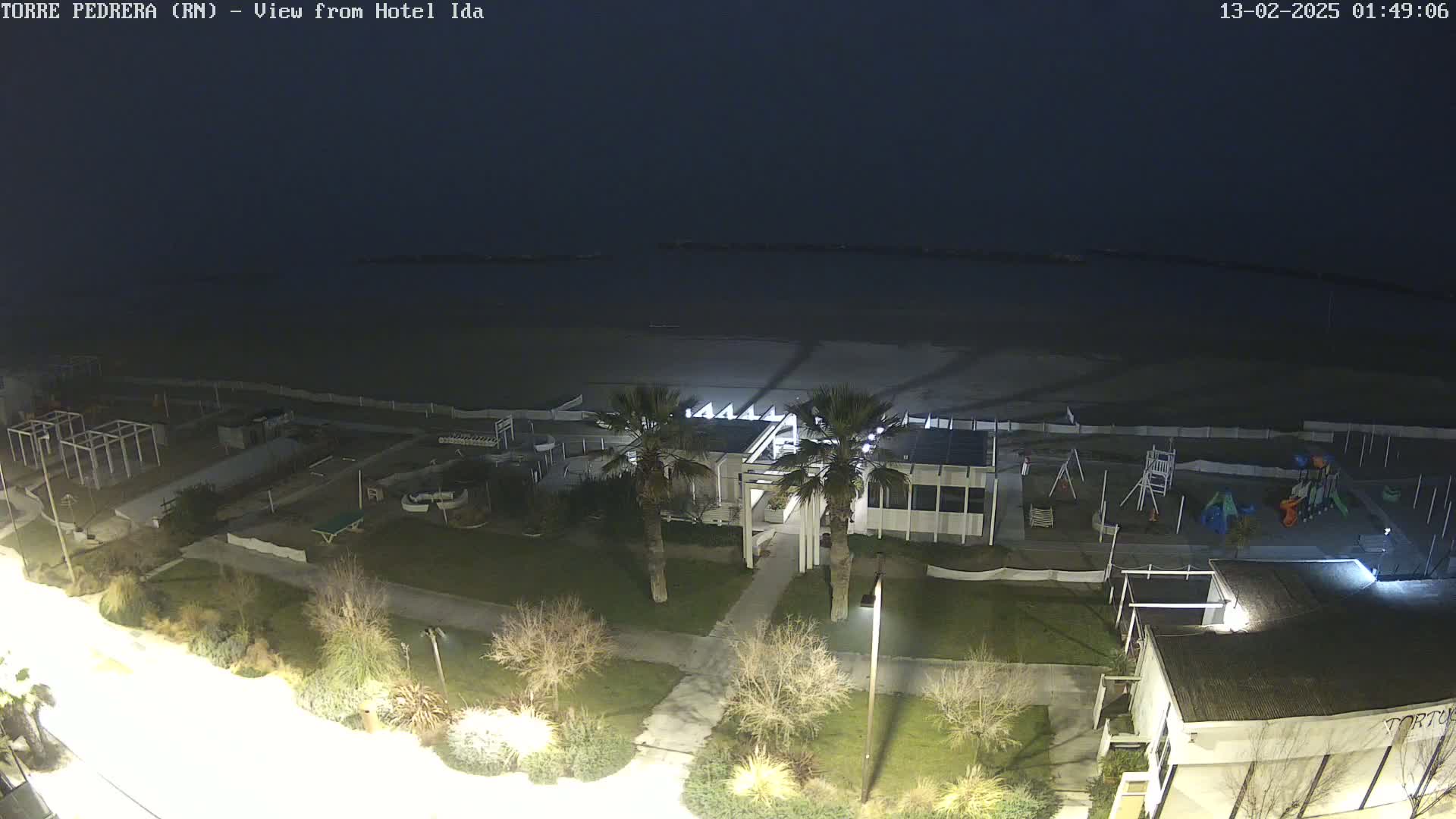 Rimini, Torre Pedrera Beach Live Cam - Emilia-Romagna, Italy