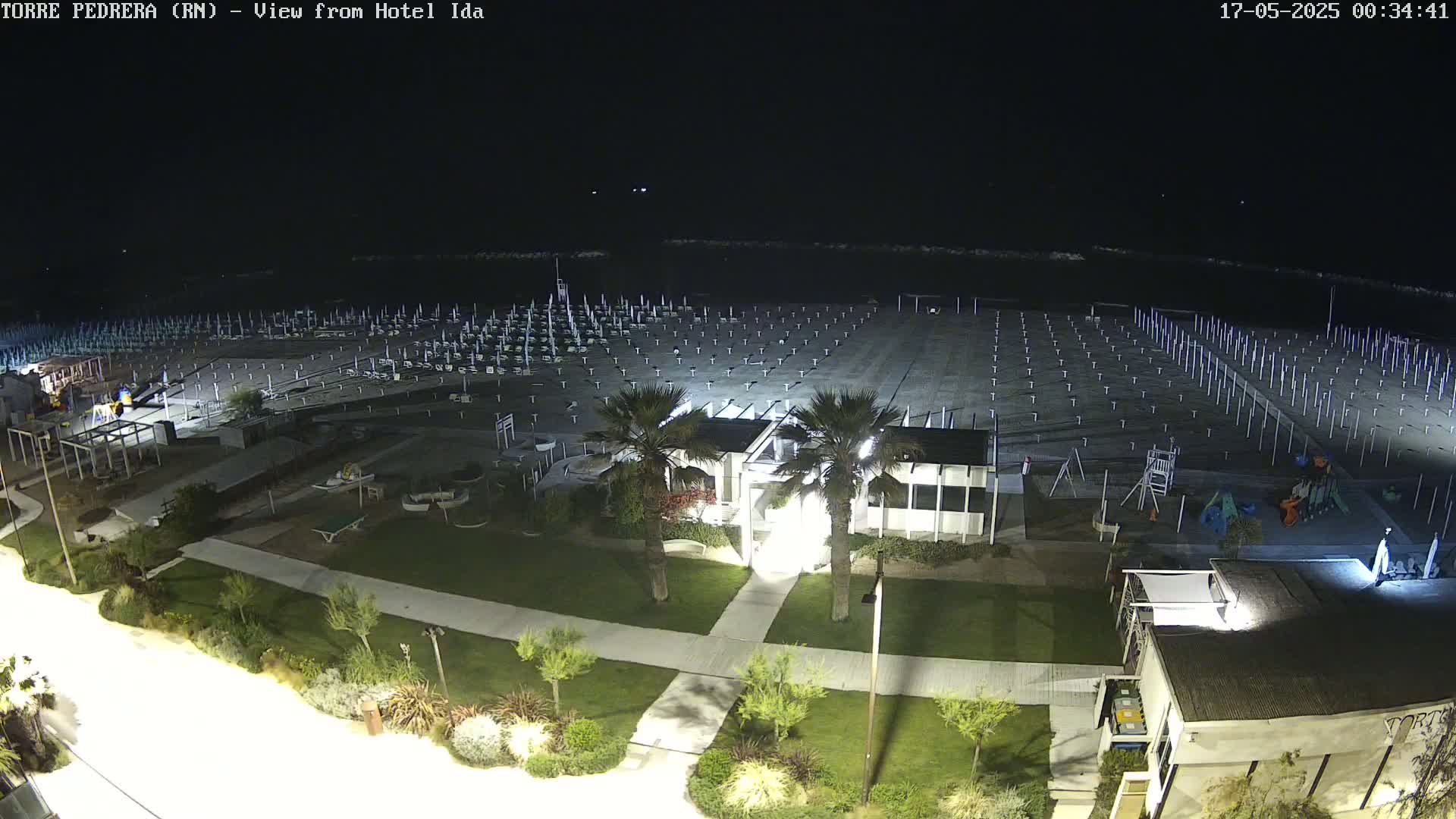 Rimini, Torre Pedrera Beach Live Cam - Emilia-Romagna, Italy