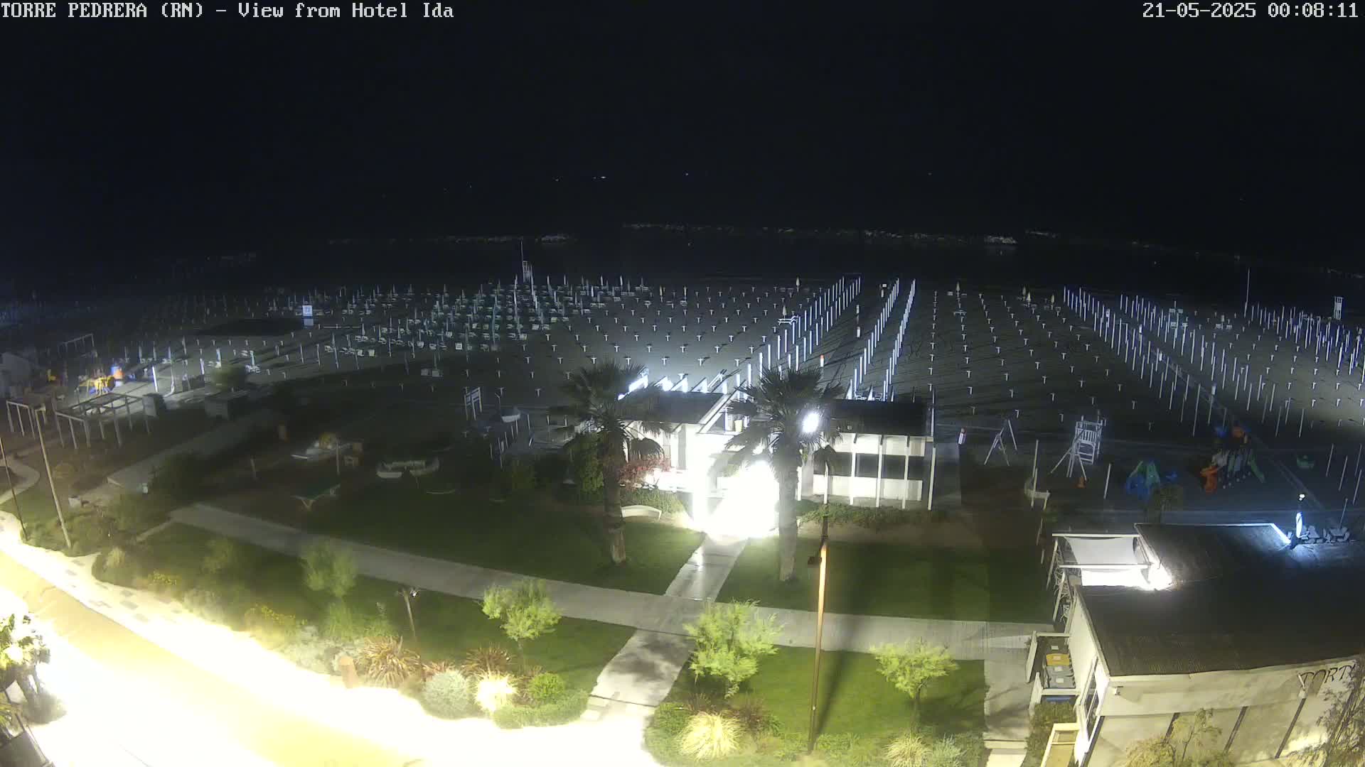 Rimini, Torre Pedrera Beach Live Cam - Emilia-Romagna, Italy