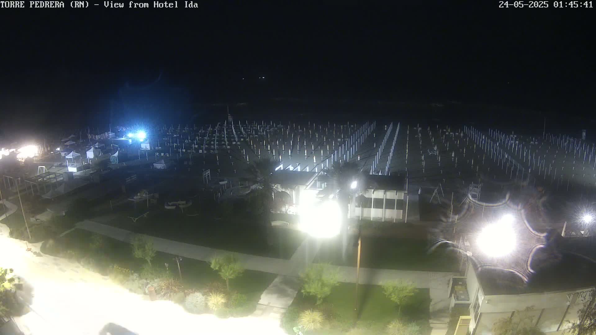 Rimini, Torre Pedrera Beach Live Cam - Emilia-Romagna, Italy