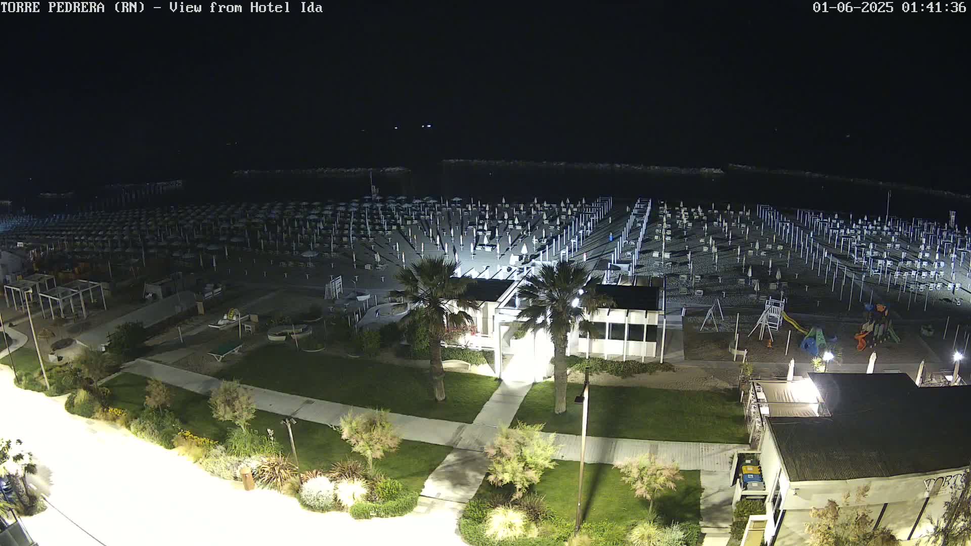 Rimini, Torre Pedrera Beach Live Cam - Emilia-Romagna, Italy