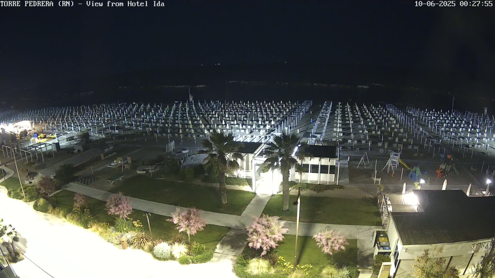 Rimini, Torre Pedrera Beach Live Cam - Emilia-Romagna, Italy