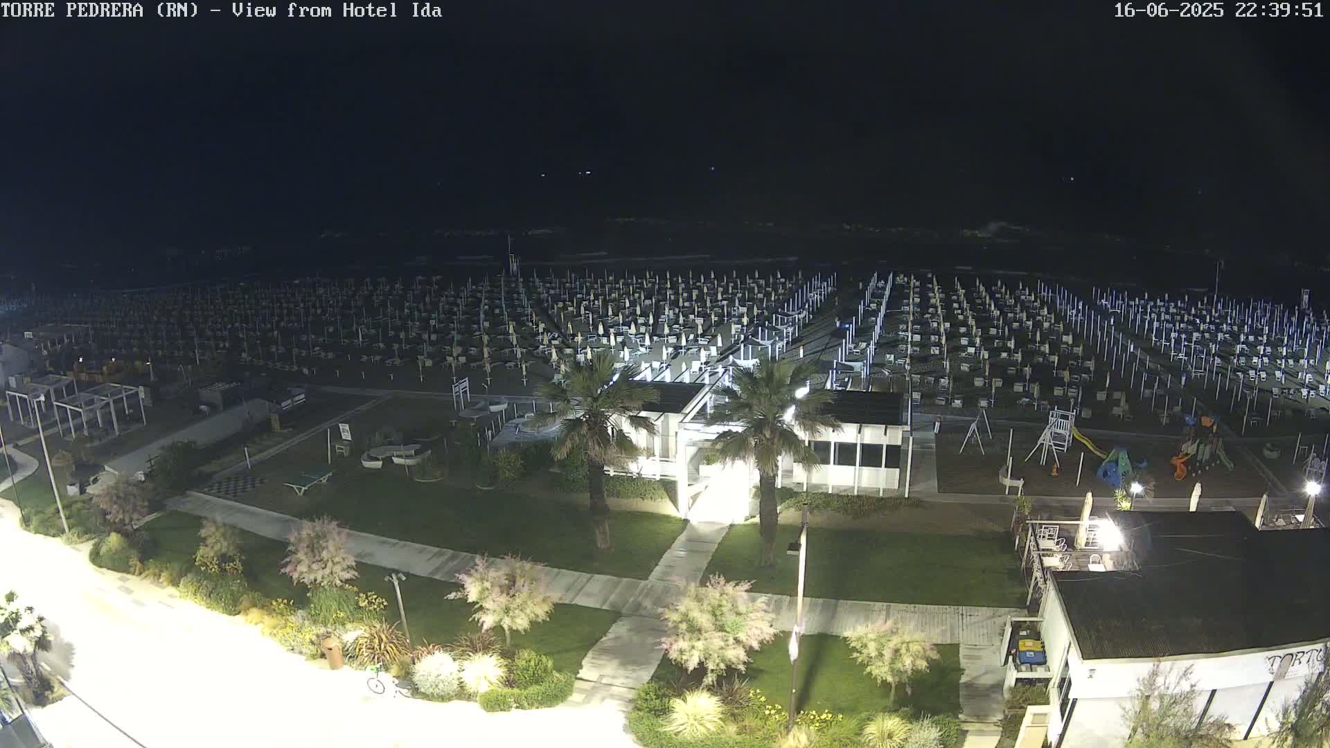 Rimini, Torre Pedrera Beach Live Cam - Emilia-Romagna, Italy