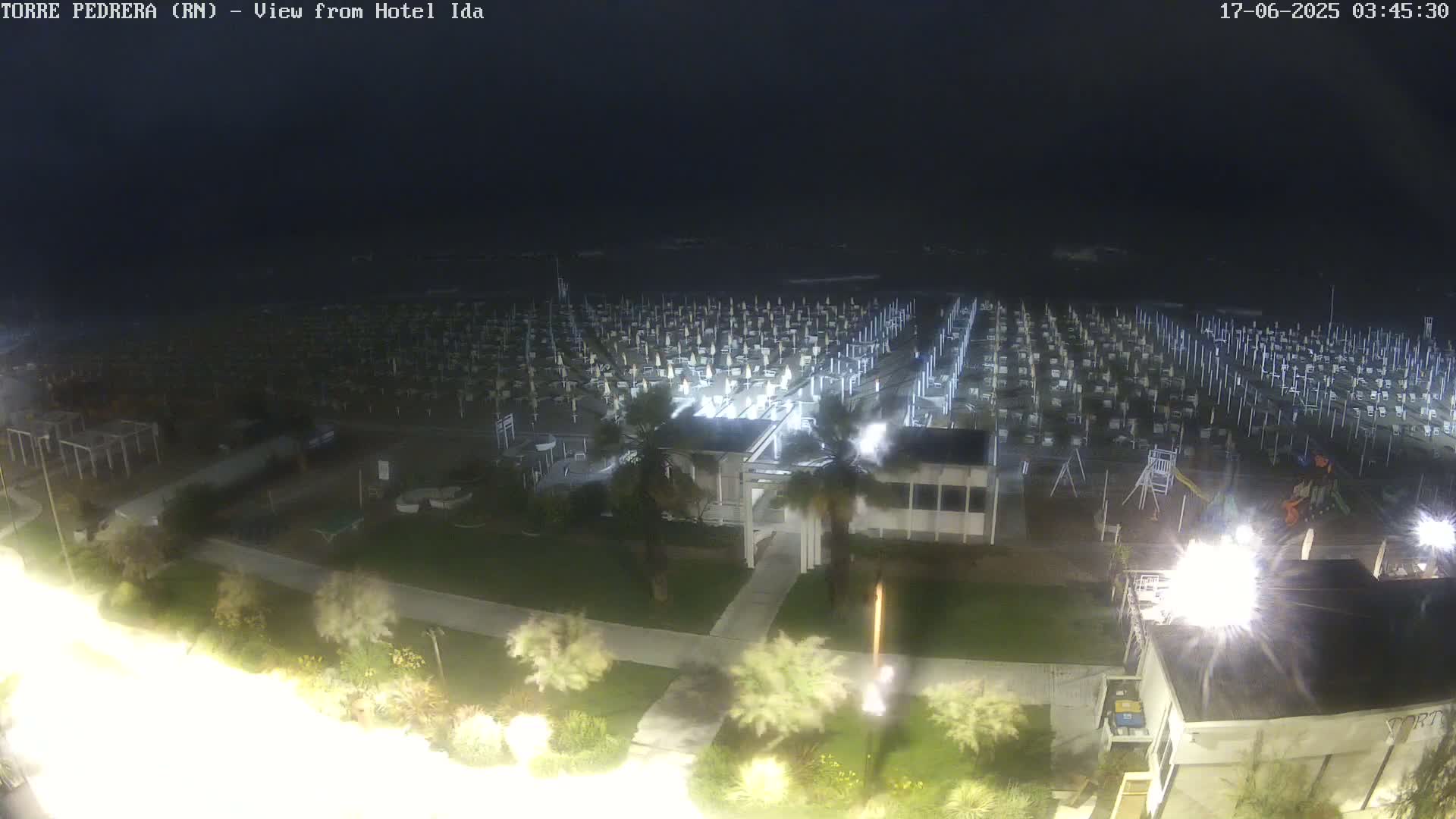 Rimini, Torre Pedrera Beach Live Cam - Emilia-Romagna, Italy