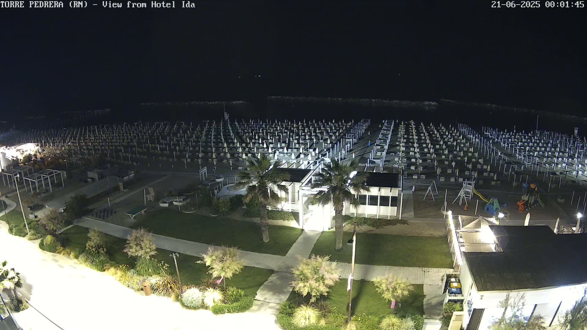 Rimini, Torre Pedrera Beach Live Cam - Emilia-Romagna, Italy