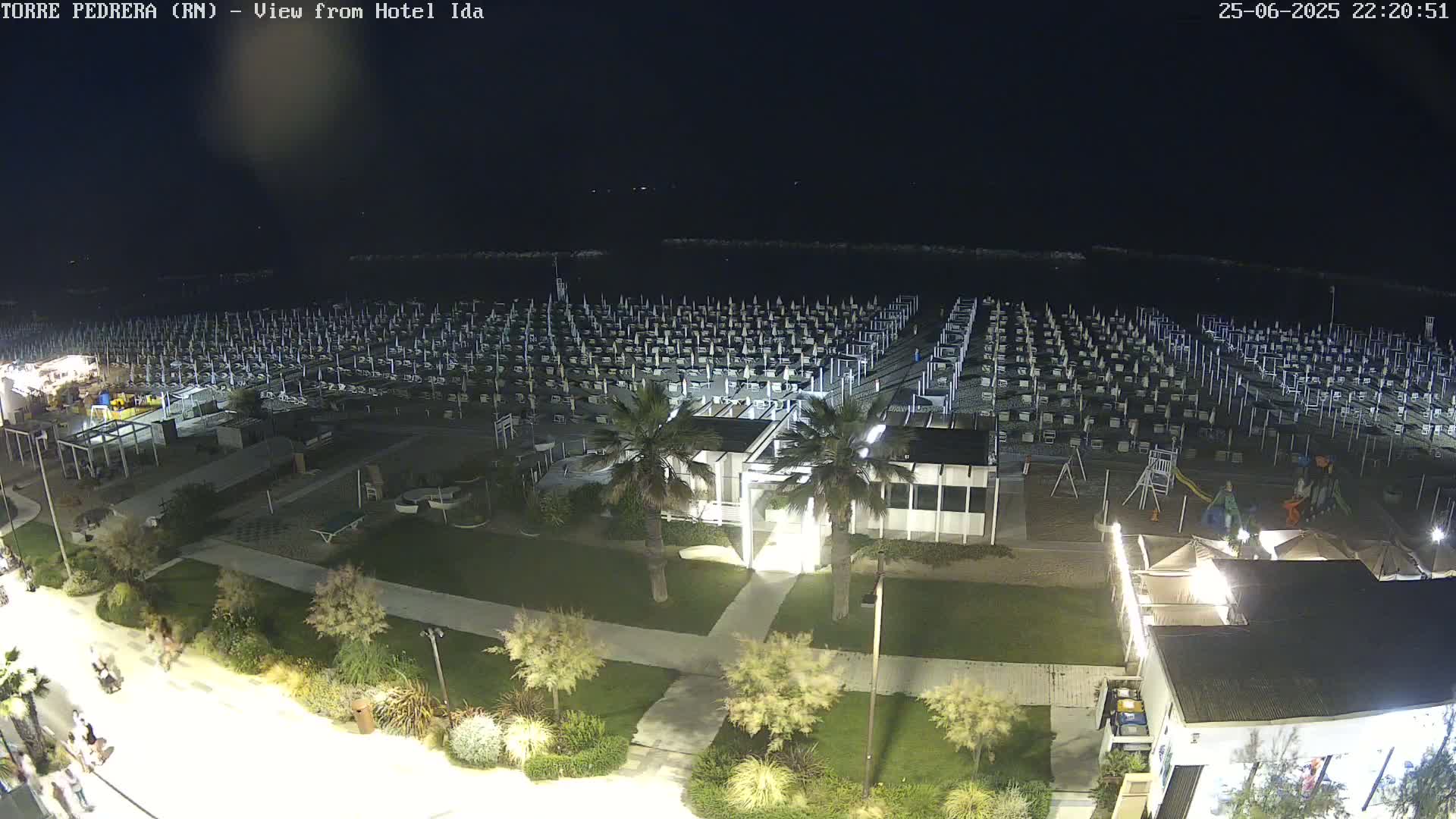 Rimini, Torre Pedrera Beach Live Cam - Emilia-Romagna, Italy