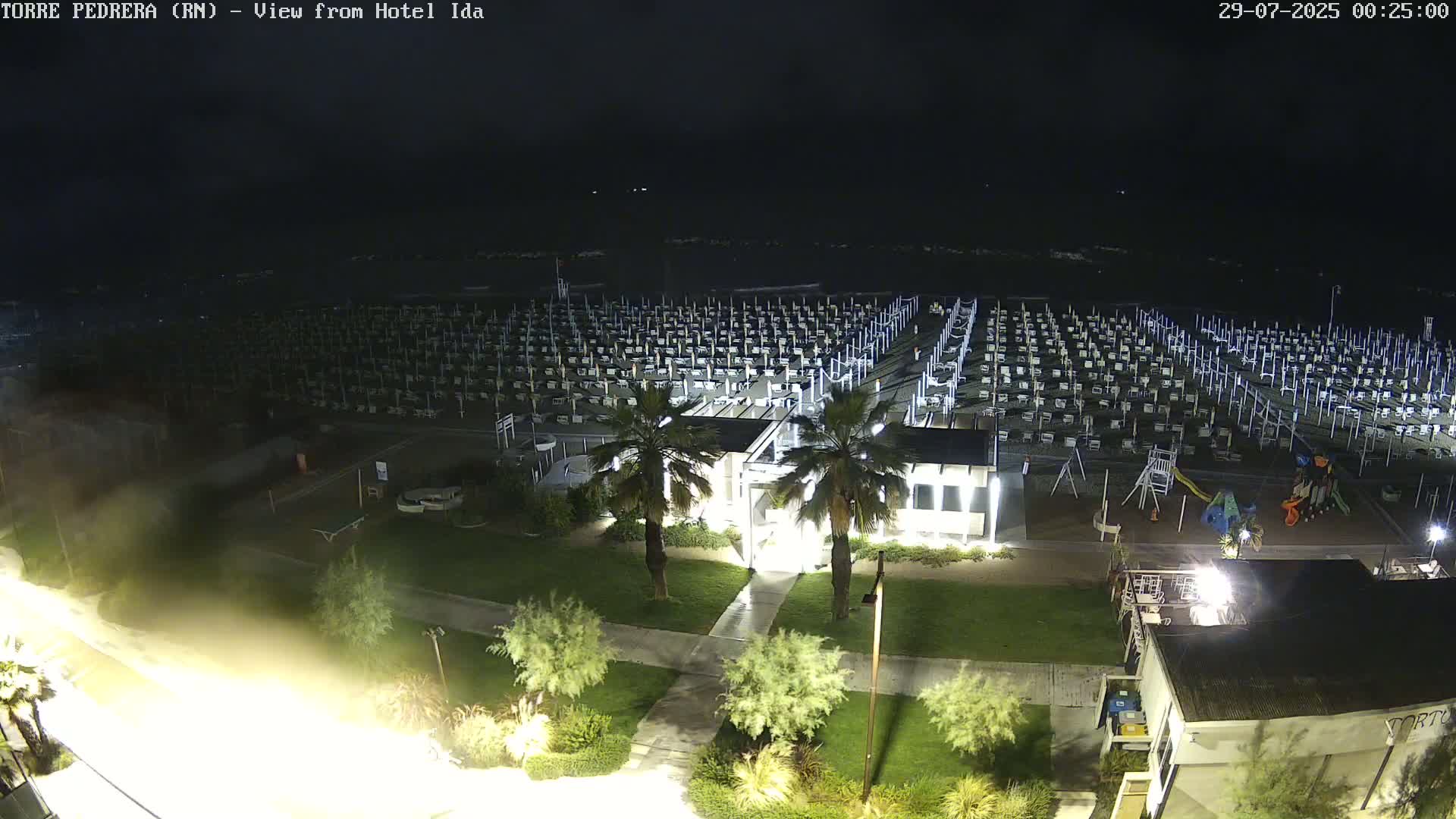 Rimini, Torre Pedrera Beach Live Cam - Emilia-Romagna, Italy