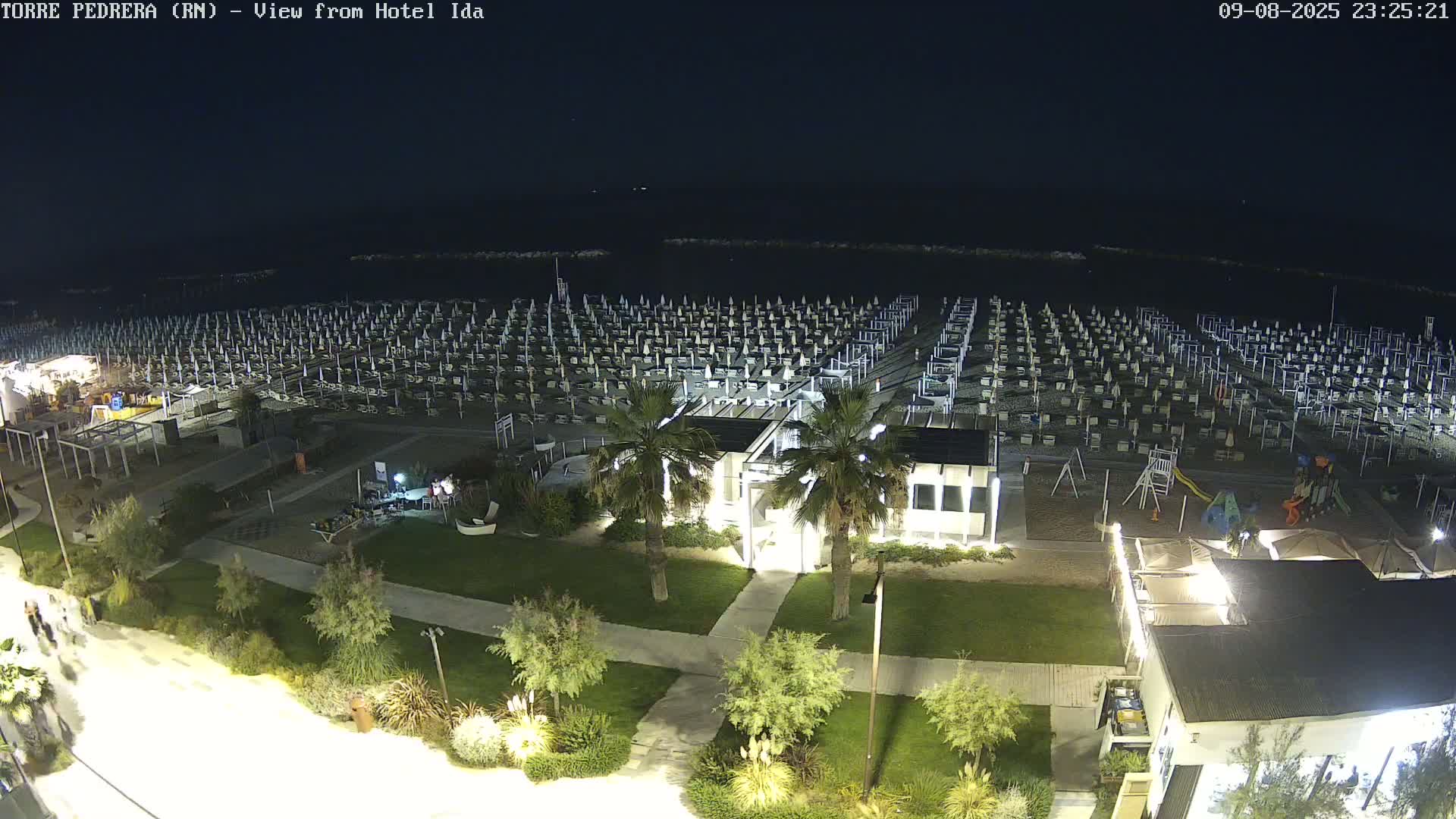 Rimini, Torre Pedrera Beach Live Cam - Emilia-Romagna, Italy