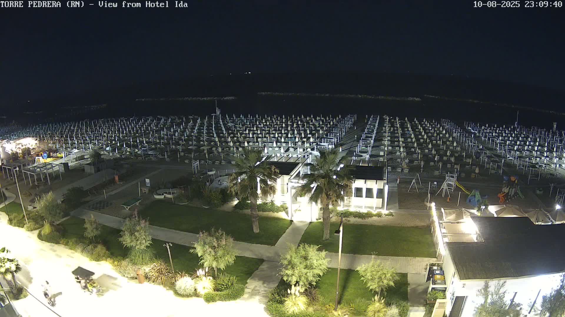 Rimini, Torre Pedrera Beach Live Cam - Emilia-Romagna, Italy