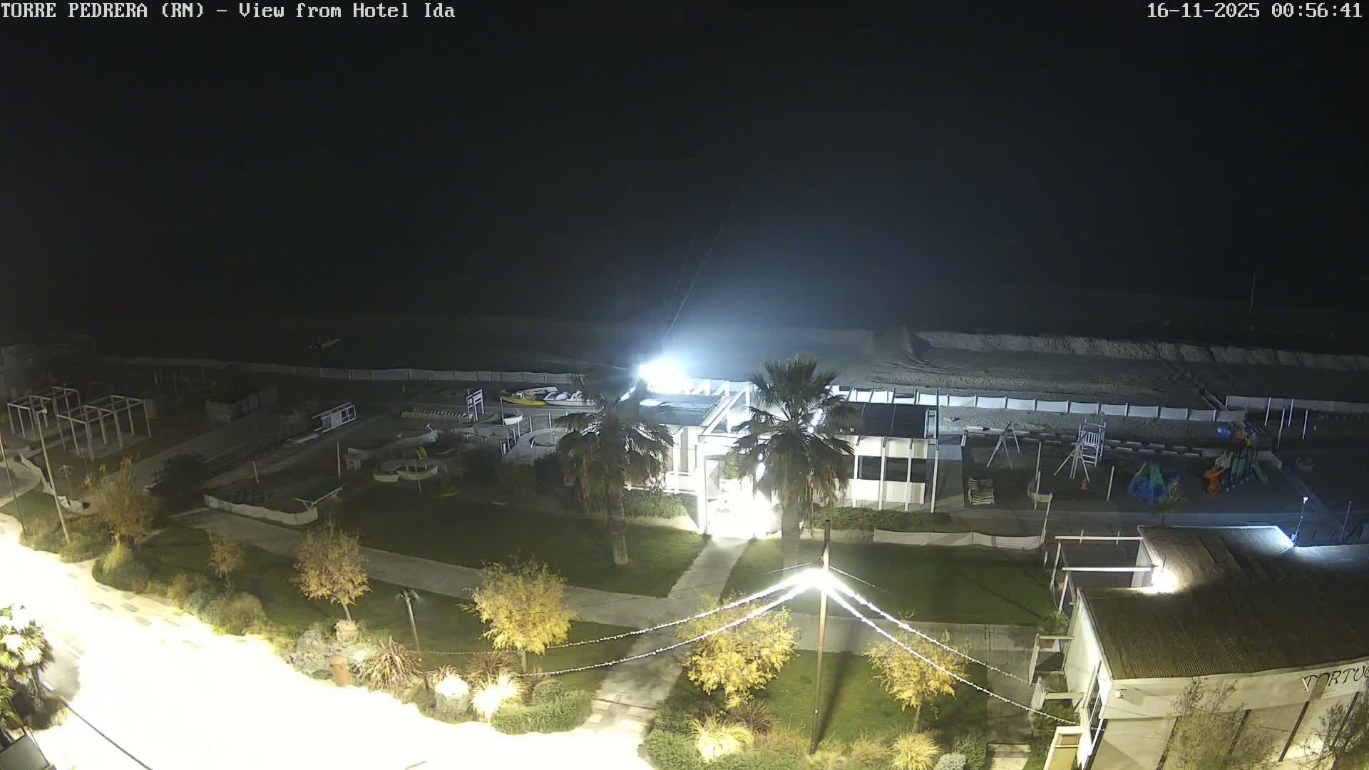 Rimini, Torre Pedrera Beach Live Cam - Emilia-Romagna, Italy