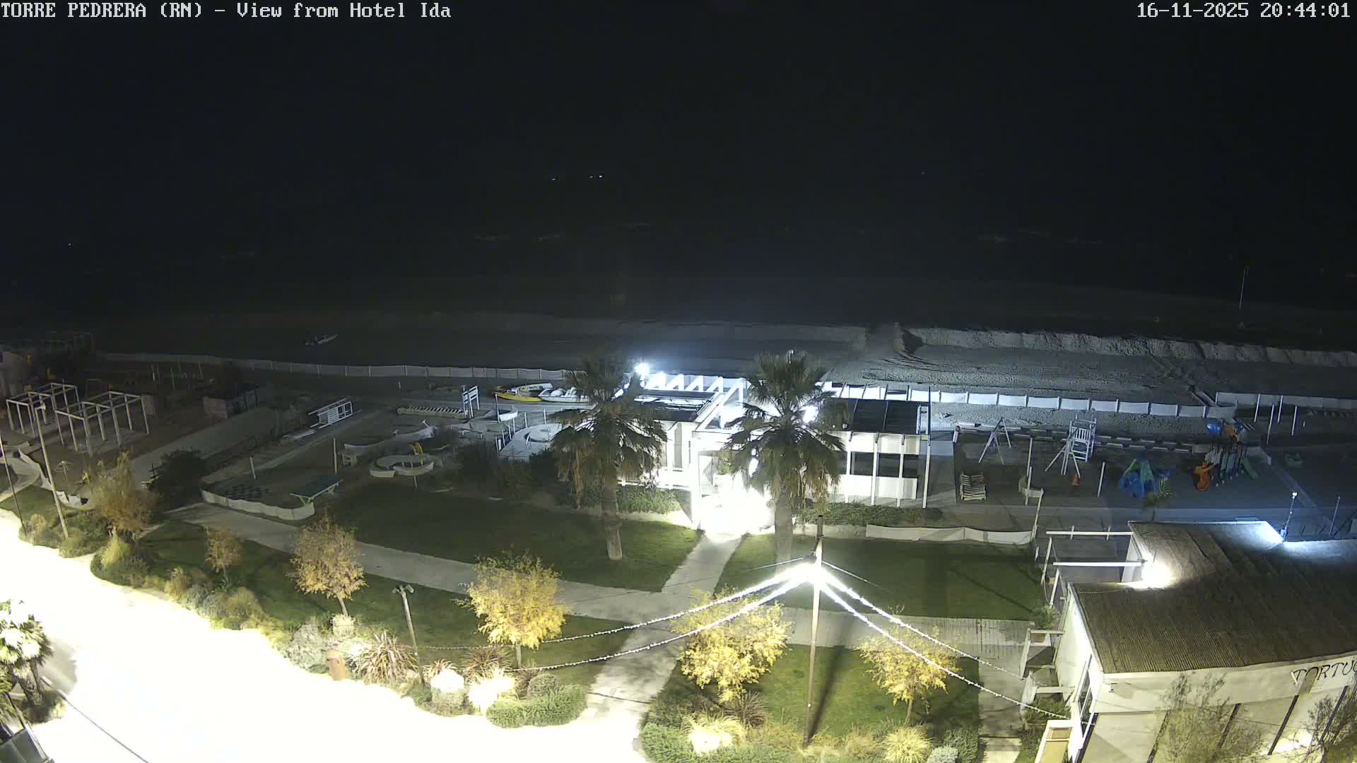 Rimini, Torre Pedrera Beach Live Cam - Emilia-Romagna, Italy