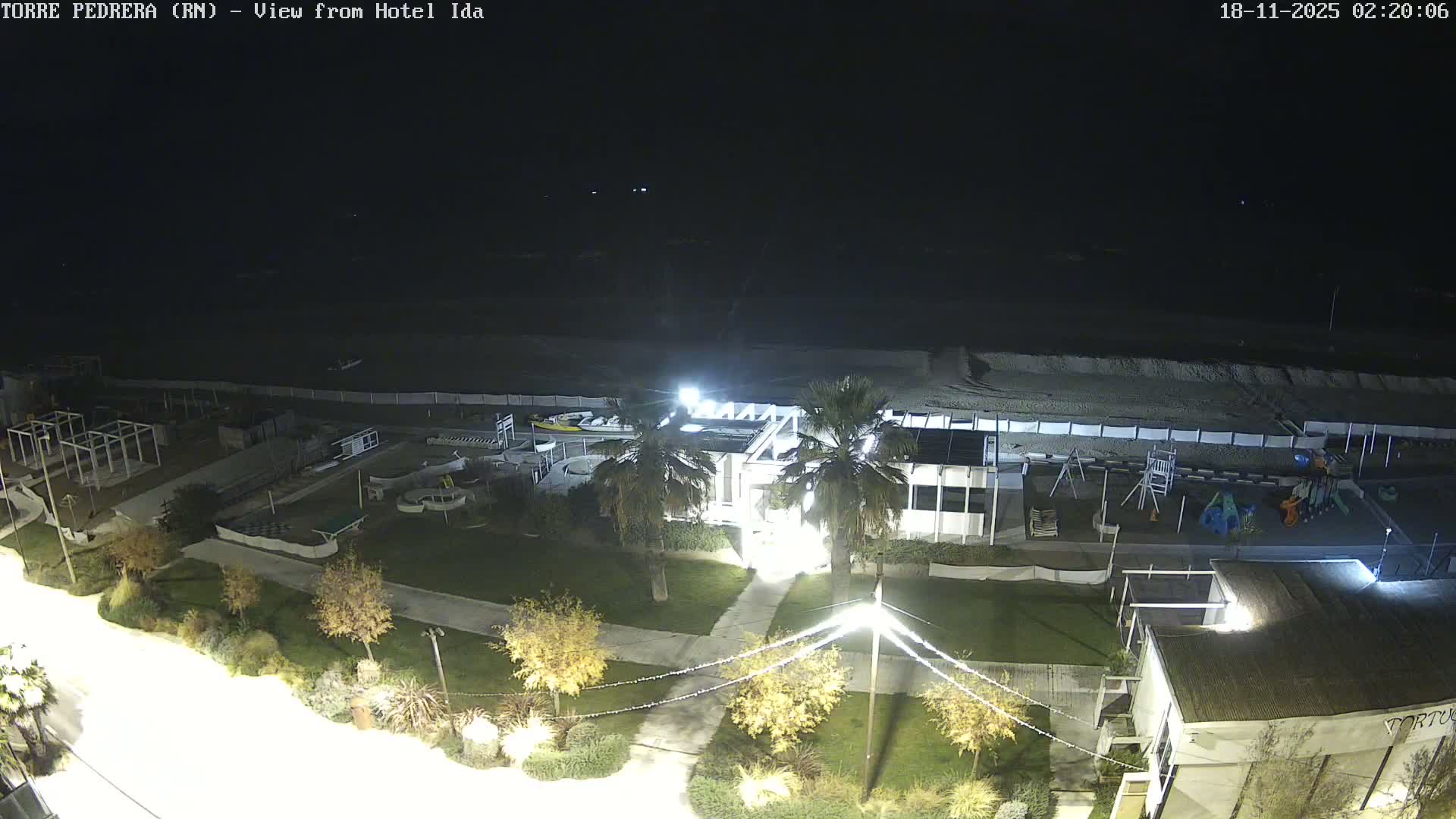 Rimini, Torre Pedrera Beach Live Cam - Emilia-Romagna, Italy