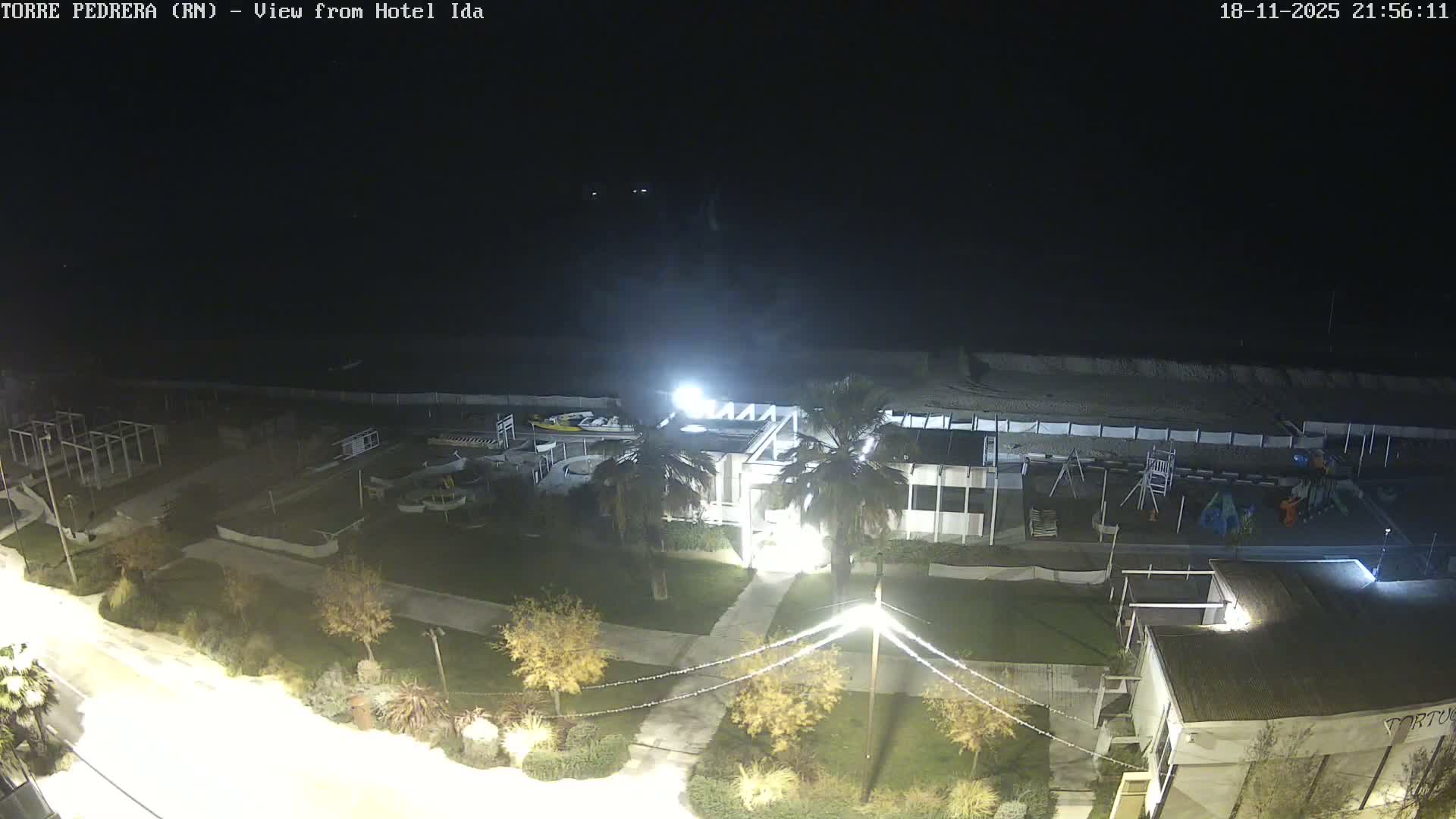 Rimini, Torre Pedrera Beach Live Cam - Emilia-Romagna, Italy