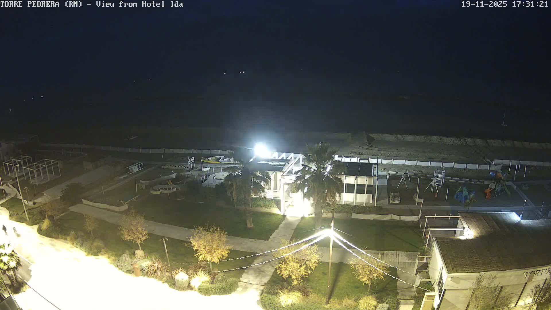 Rimini, Torre Pedrera Beach Live Cam - Emilia-Romagna, Italy