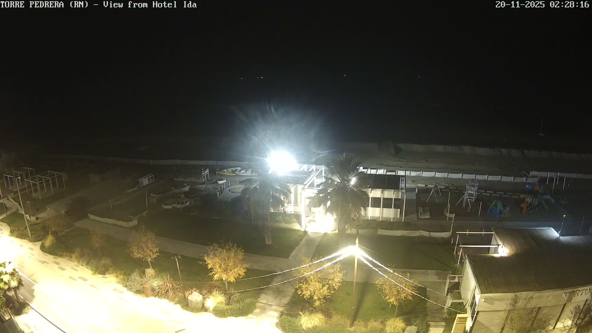 Rimini, Torre Pedrera Beach Live Cam - Emilia-Romagna, Italy