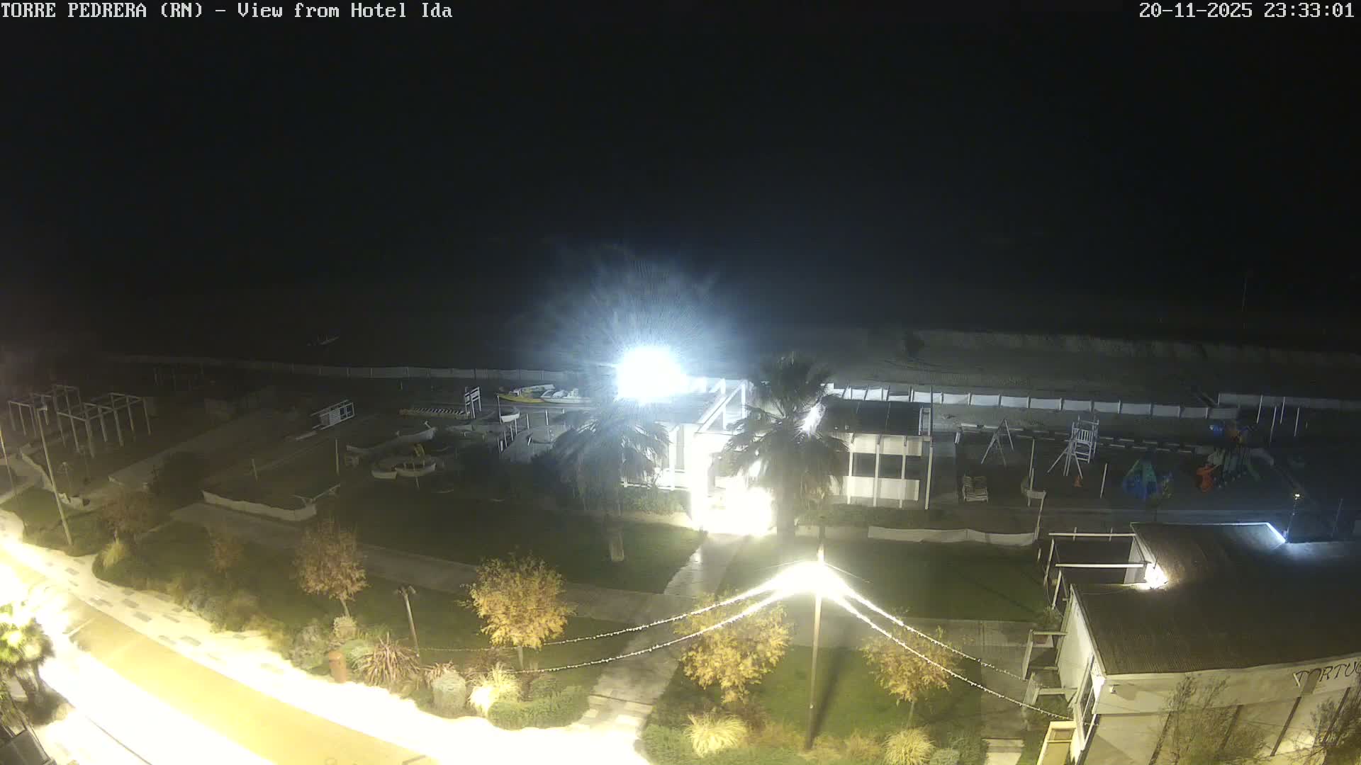 Rimini, Torre Pedrera Beach Live Cam - Emilia-Romagna, Italy