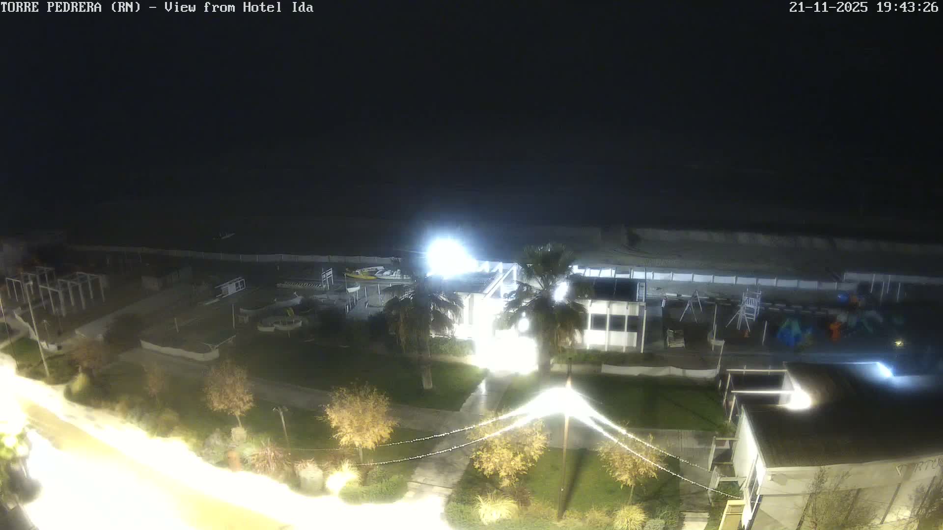 Rimini, Torre Pedrera Beach Live Cam - Emilia-Romagna, Italy