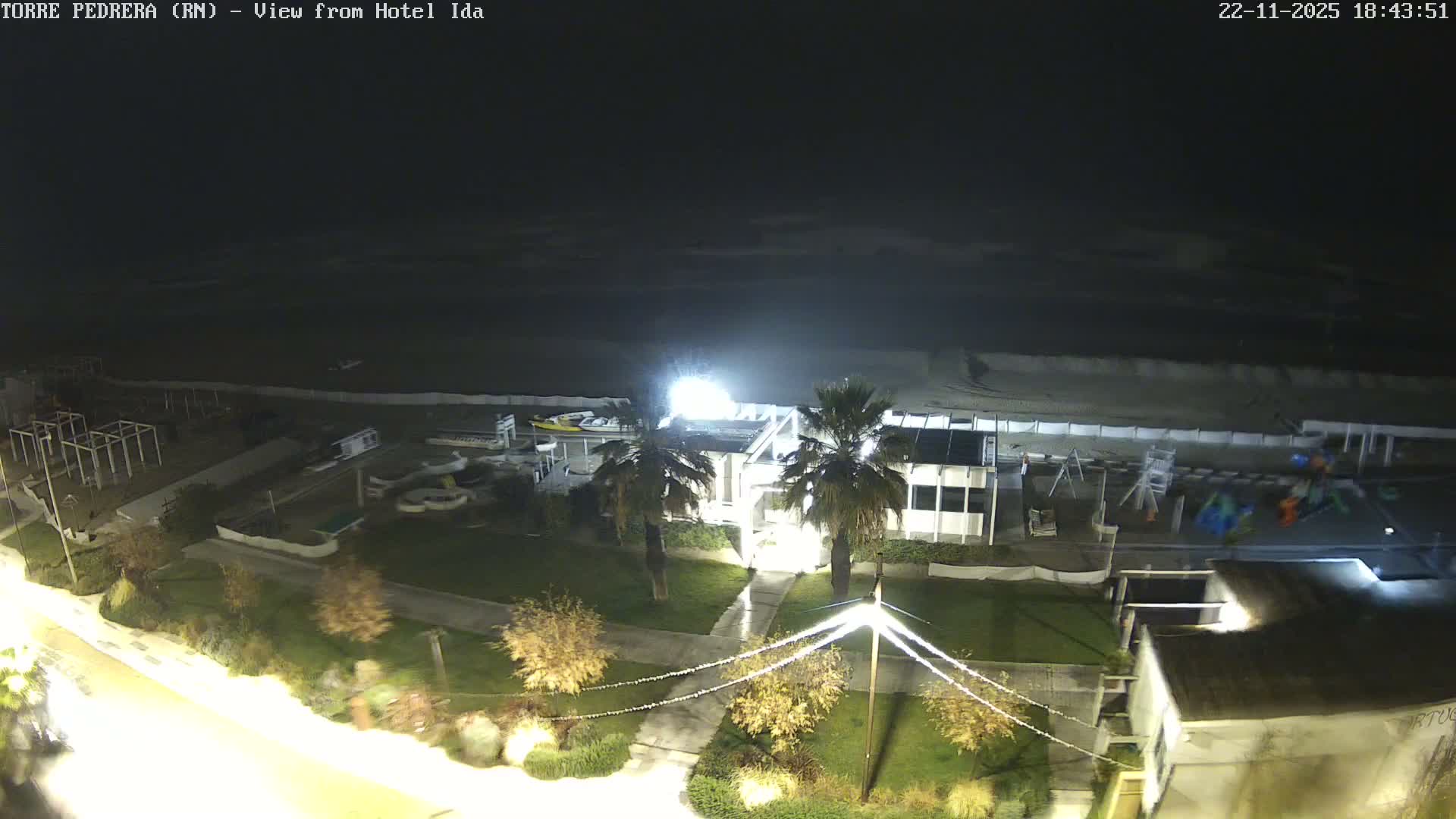 Rimini, Torre Pedrera Beach Live Cam - Emilia-Romagna, Italy