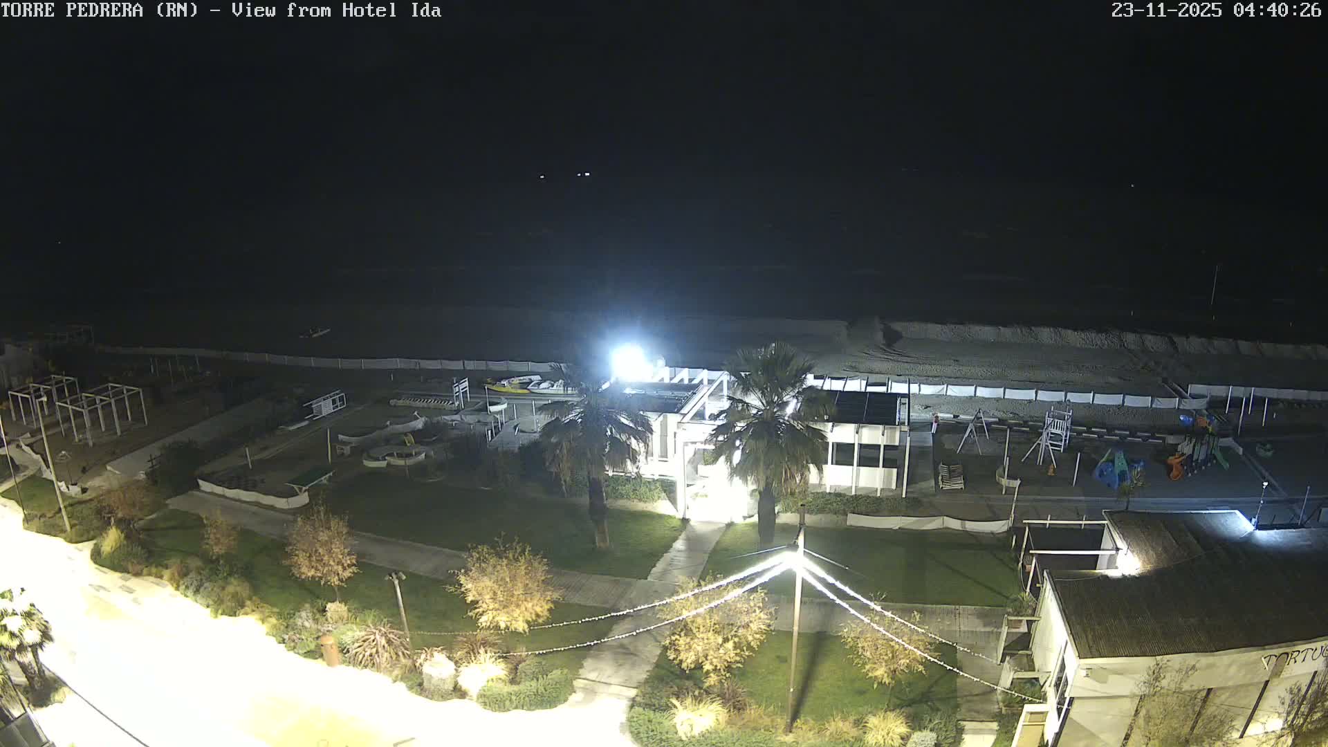 Rimini, Torre Pedrera Beach Live Cam - Emilia-Romagna, Italy