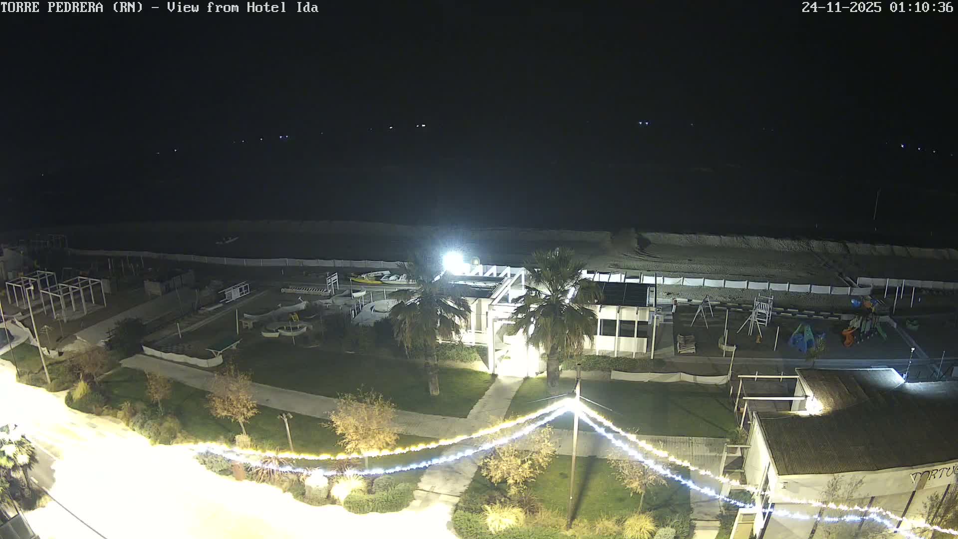 Rimini, Torre Pedrera Beach Live Cam - Emilia-Romagna, Italy