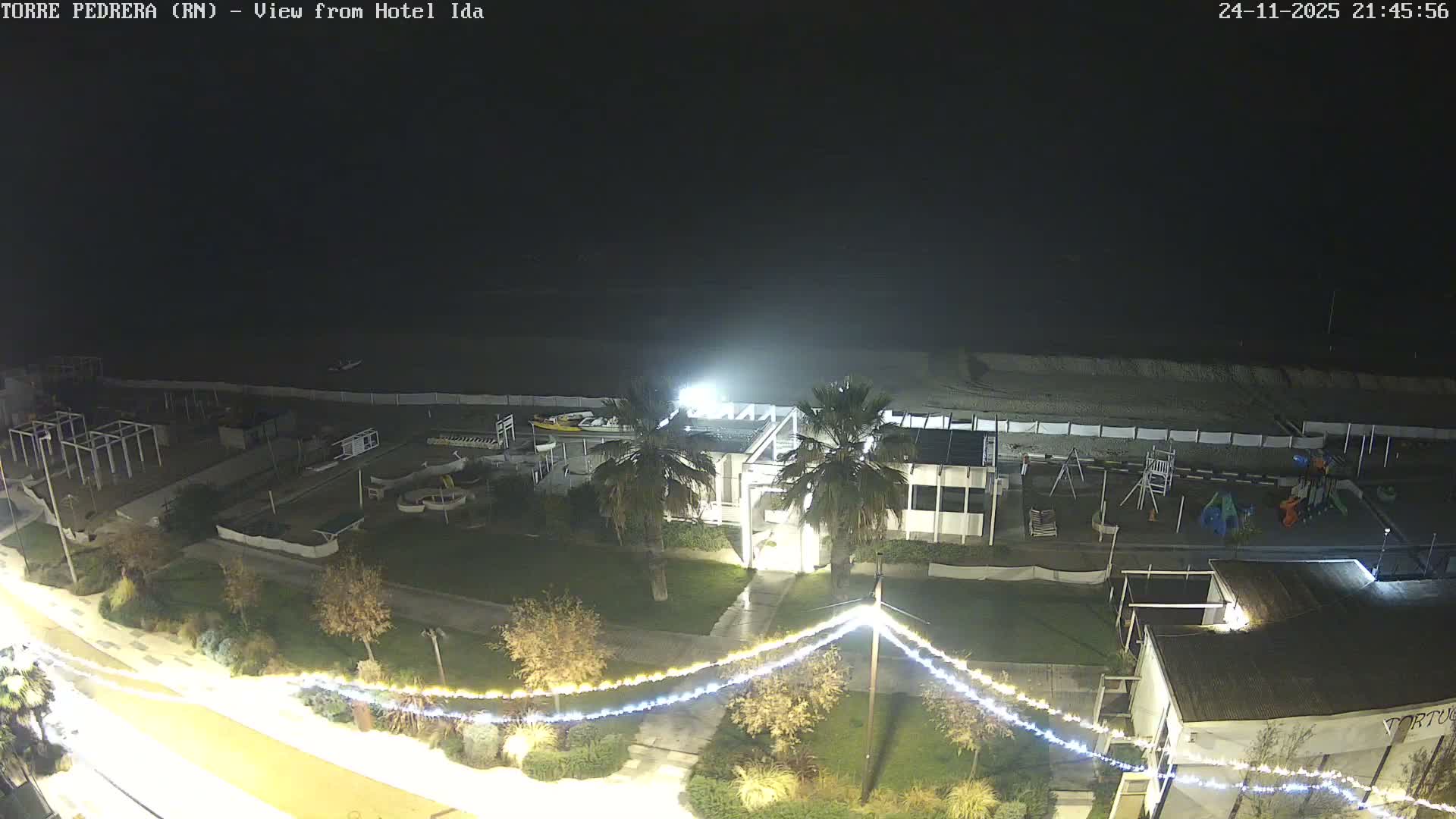 Rimini, Torre Pedrera Beach Live Cam - Emilia-Romagna, Italy