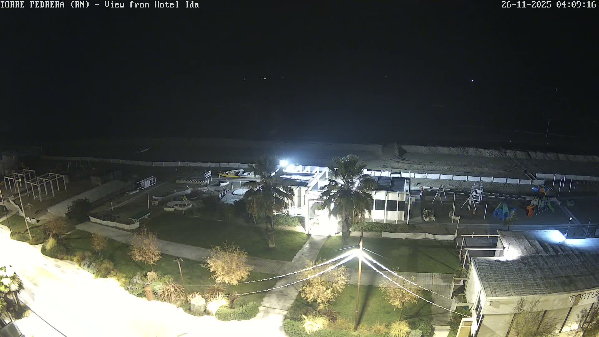 Rimini, Torre Pedrera Beach Live Cam - Emilia-Romagna, Italy