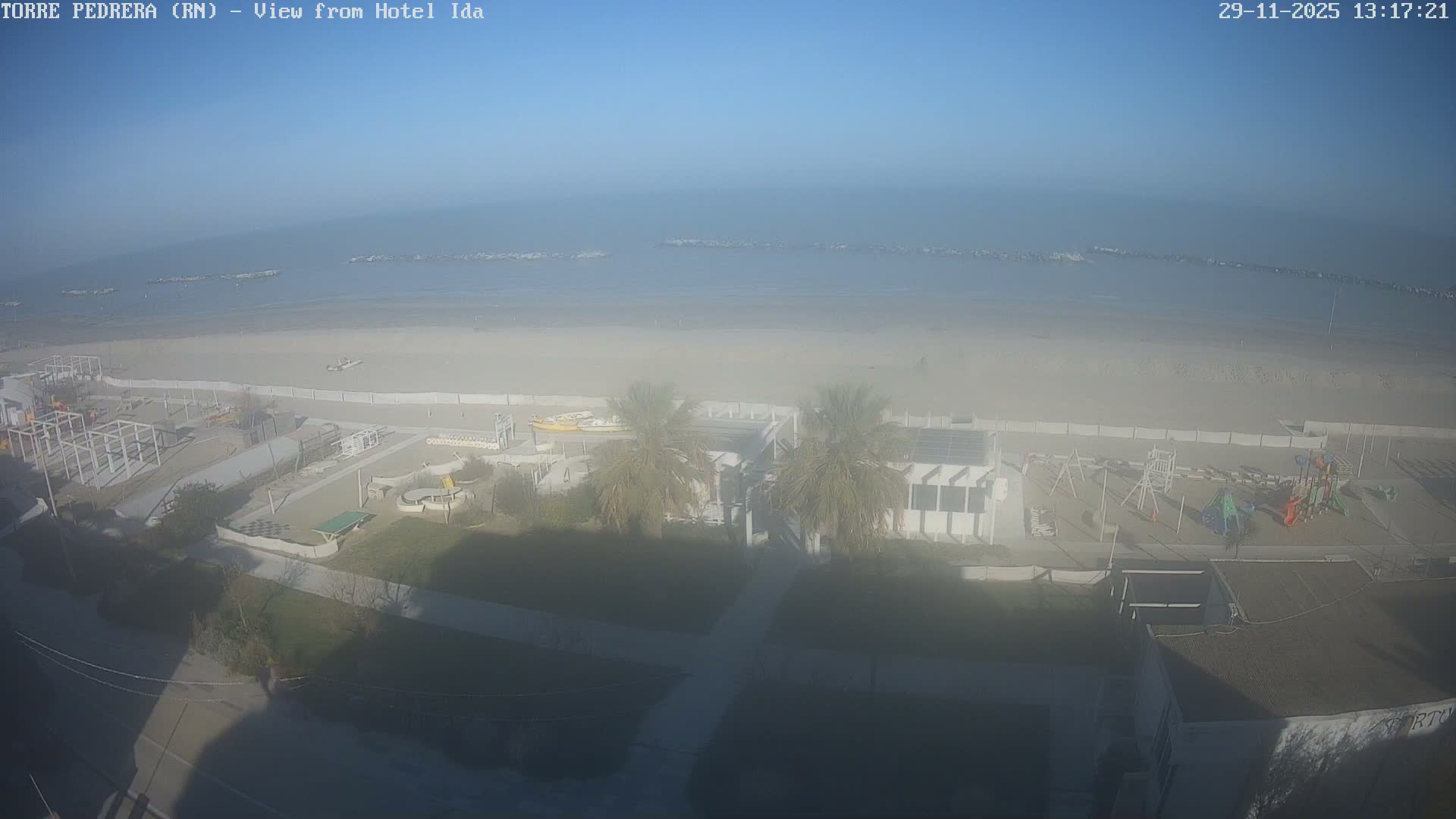 Rimini, Torre Pedrera Beach Live Cam - Emilia-Romagna, Italy