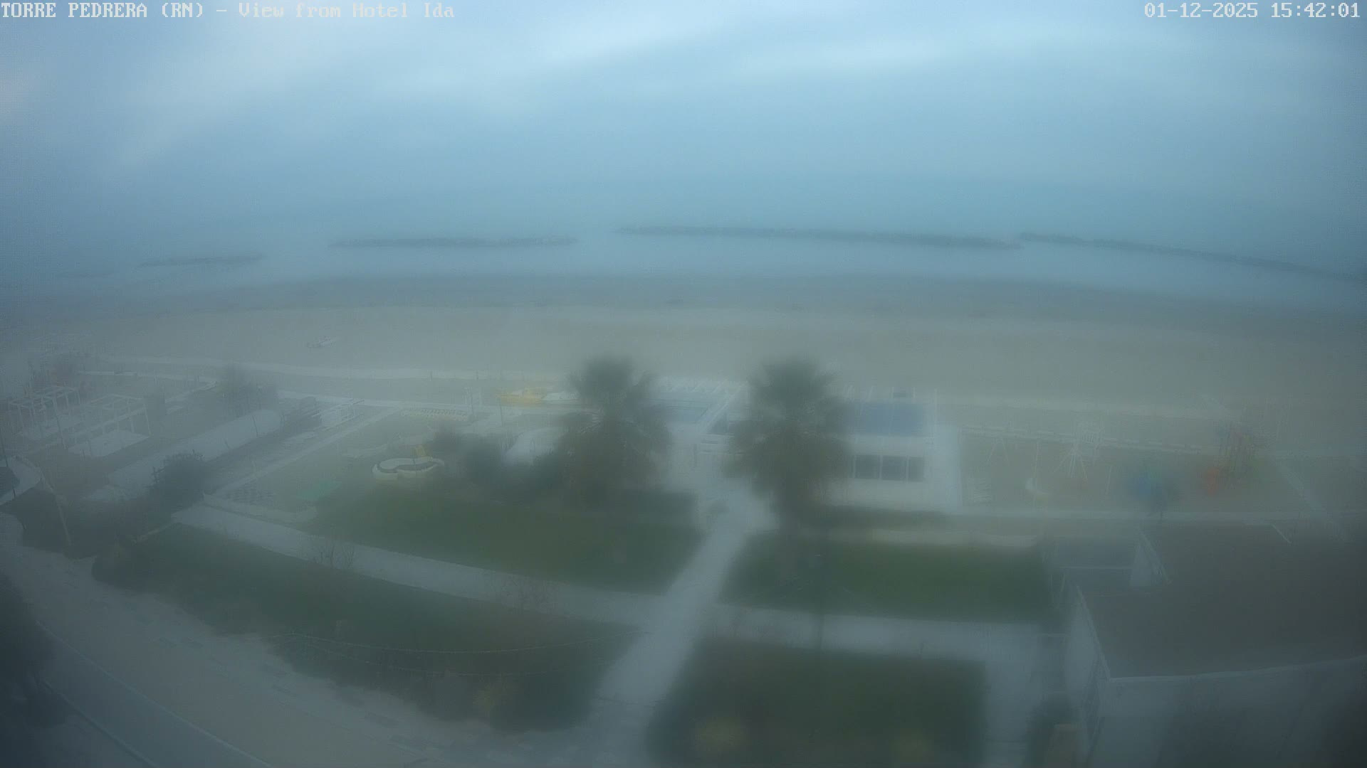 Rimini, Torre Pedrera Beach Live Cam - Emilia-Romagna, Italy