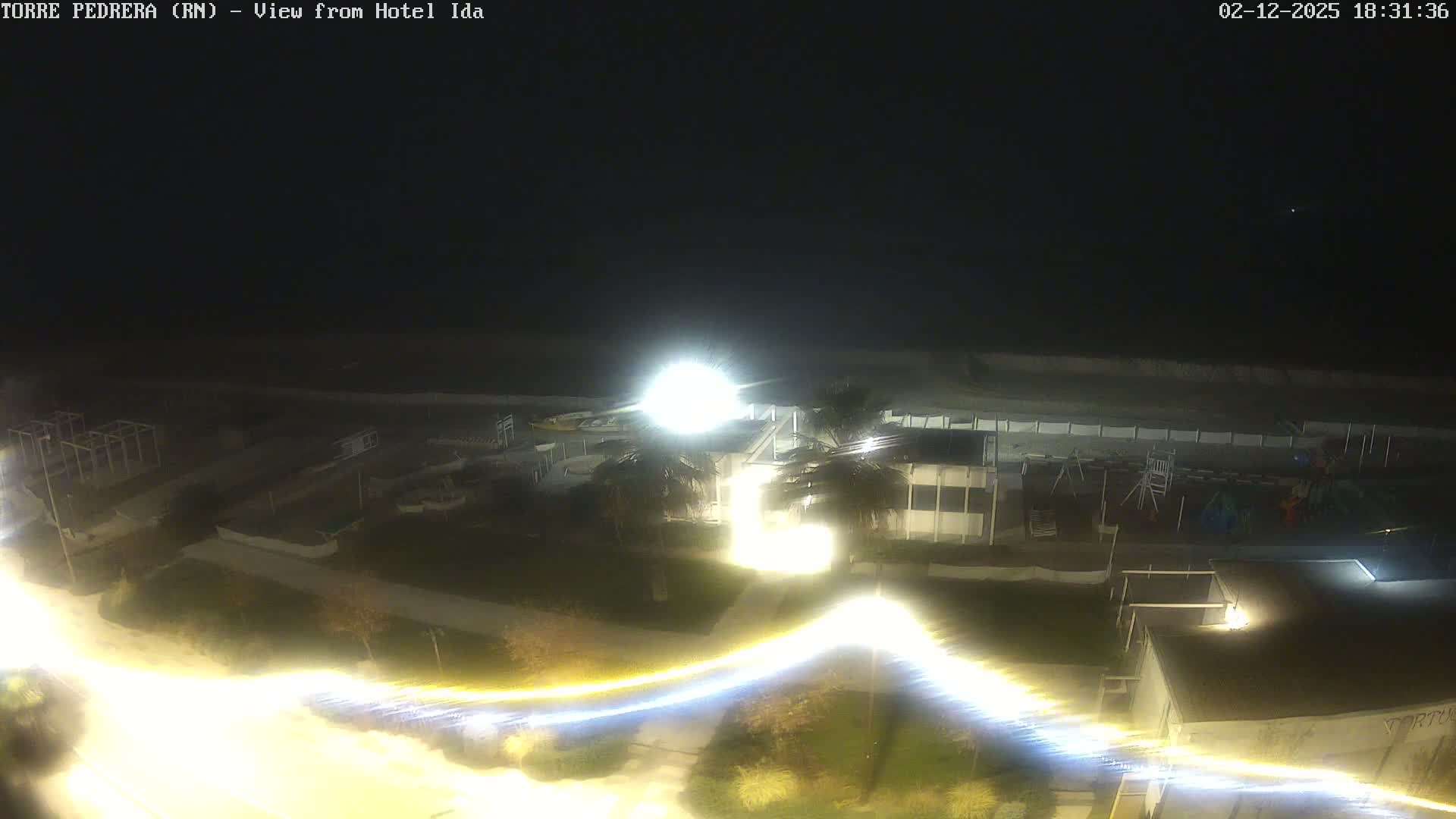 Rimini, Torre Pedrera Beach Live Cam - Emilia-Romagna, Italy