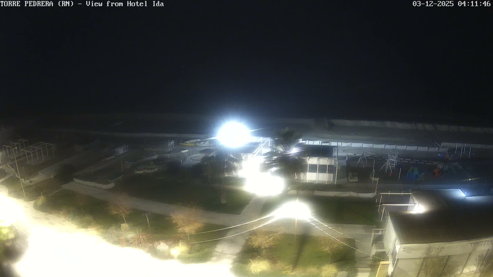 Rimini, Torre Pedrera Beach Live Cam - Emilia-Romagna, Italy